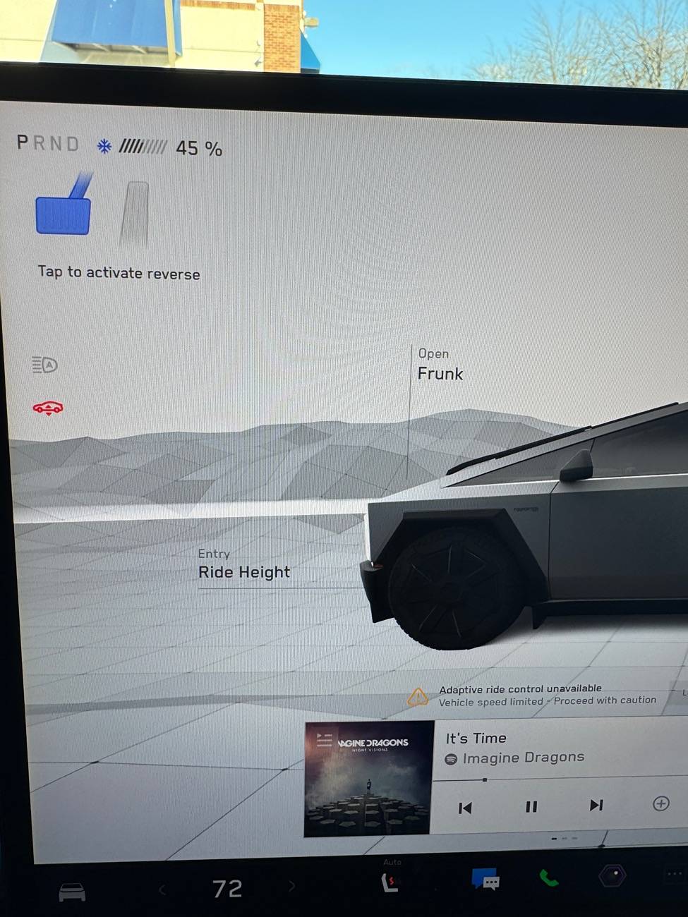 Tesla Roadster 2nd gen Just under 7k miles - adaptive drive control warning IMG_6124