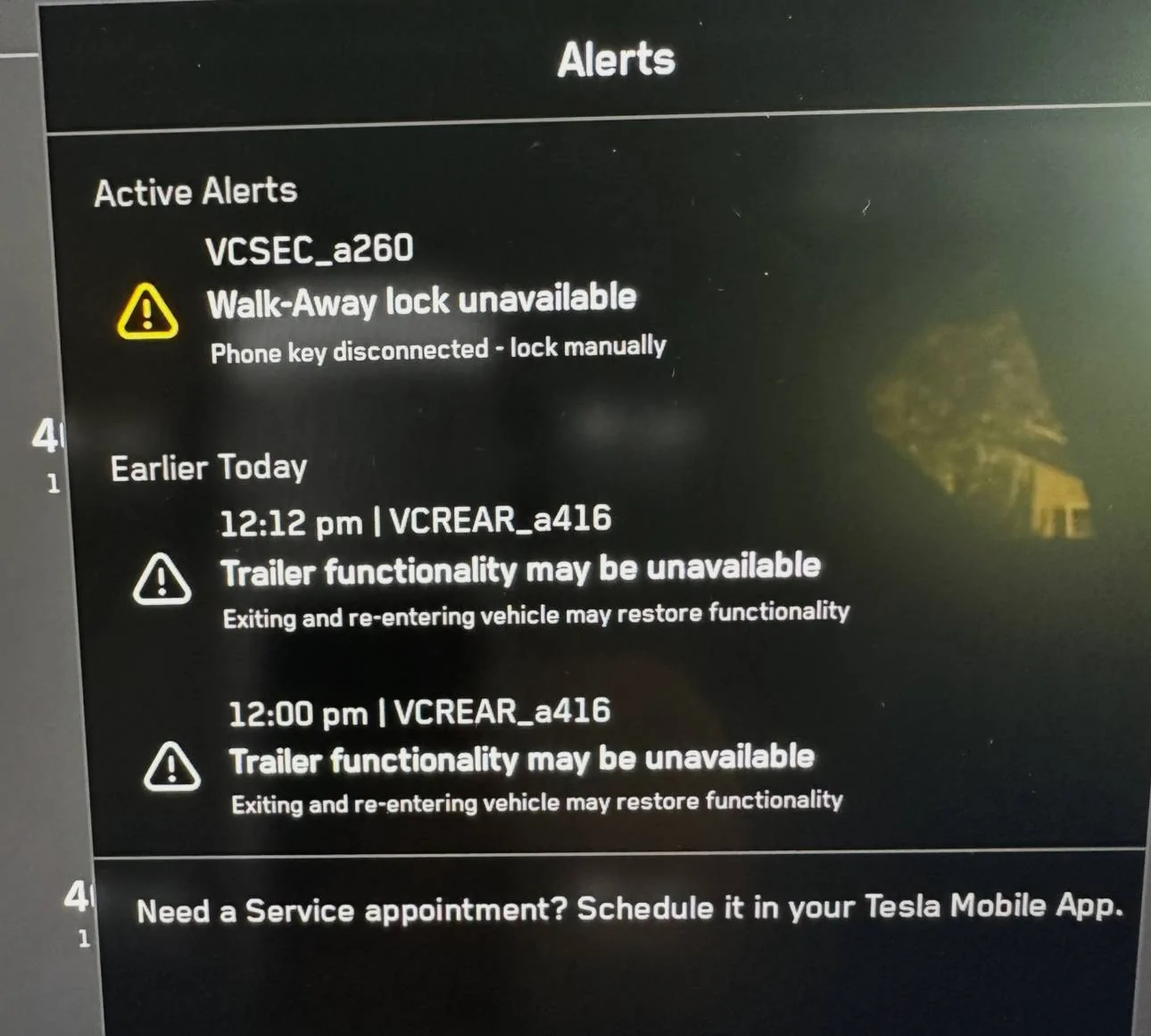 Tesla Roadster 2nd gen Trailer Functionality May be Unavailable - Error IMG_6140