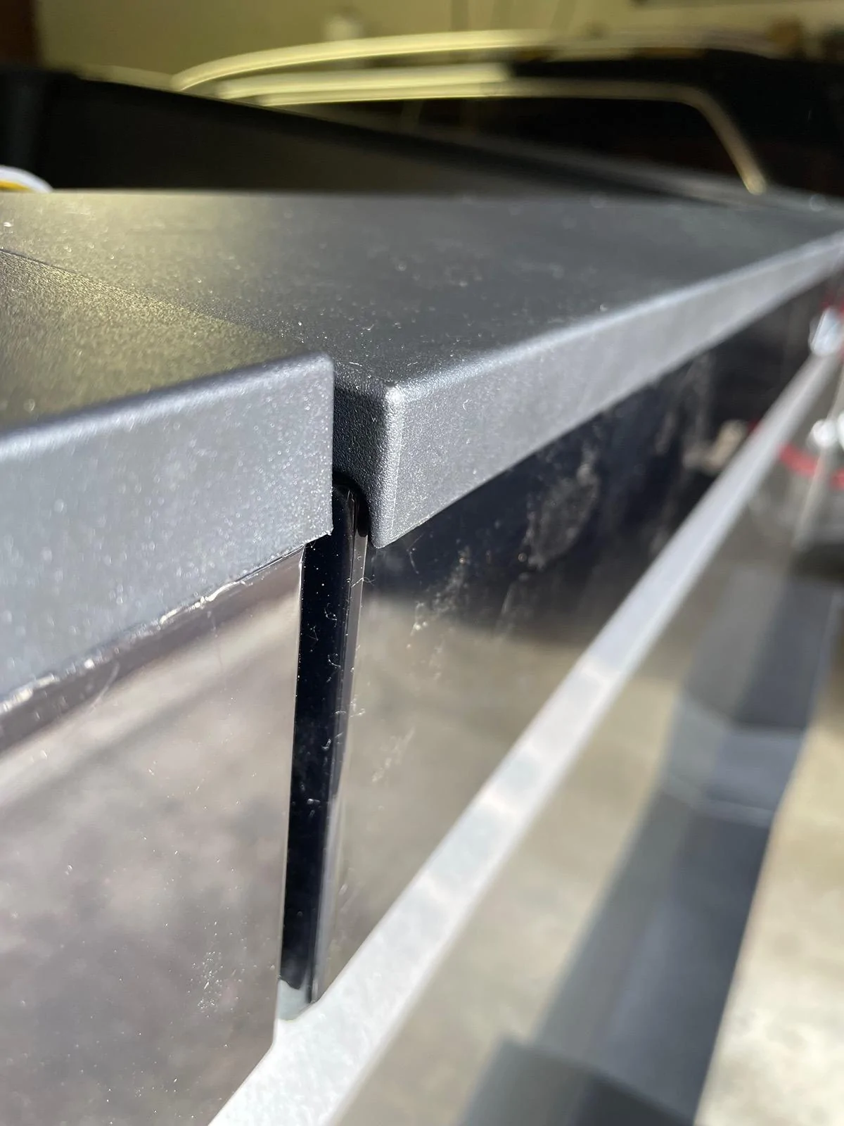 Tesla Roadster 2nd gen Tailgate latches but not pulling flush anymore IMG_6266