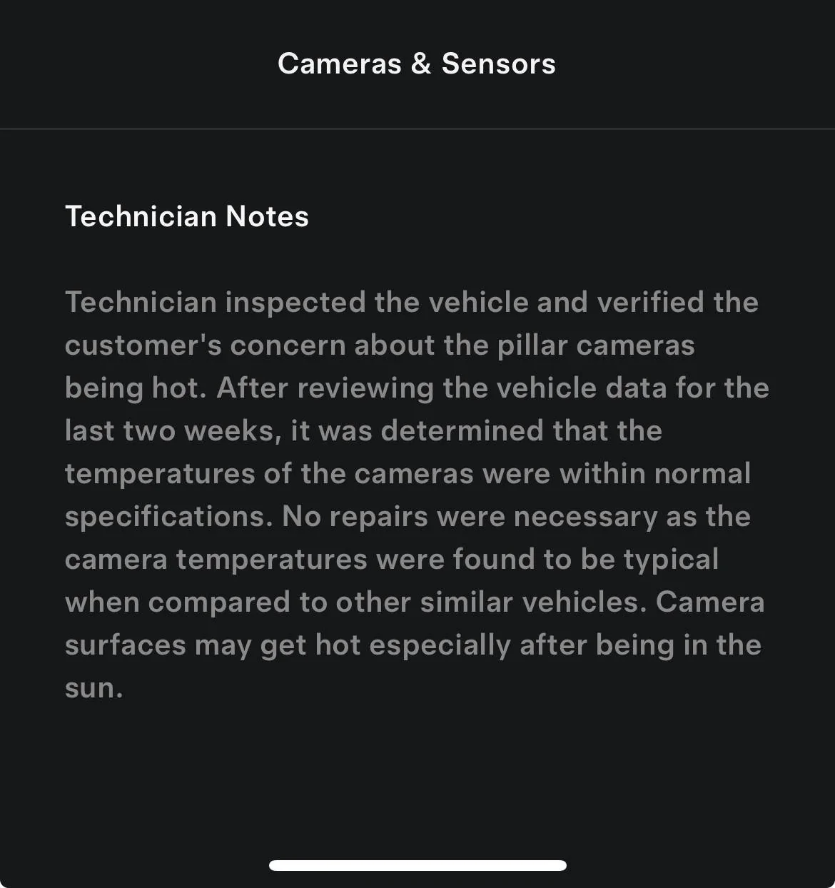 Tesla Roadster 2nd gen B pillar camera extremely hot IMG_6481