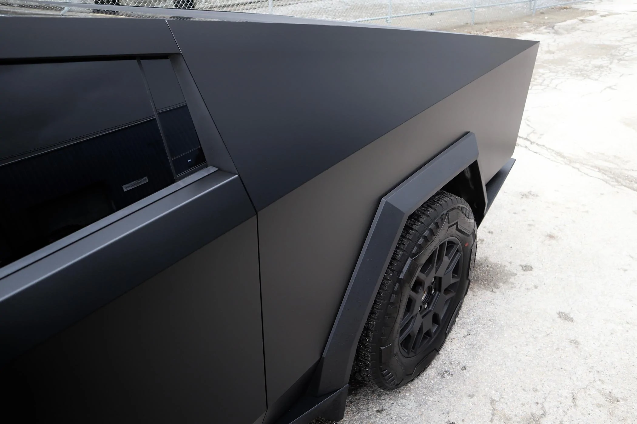 Tesla Roadster 2nd gen Just got Cybertruck wrapped in Satin Frozen Black PPF (from Pure PPF) 🥷🏻 IMG_6549