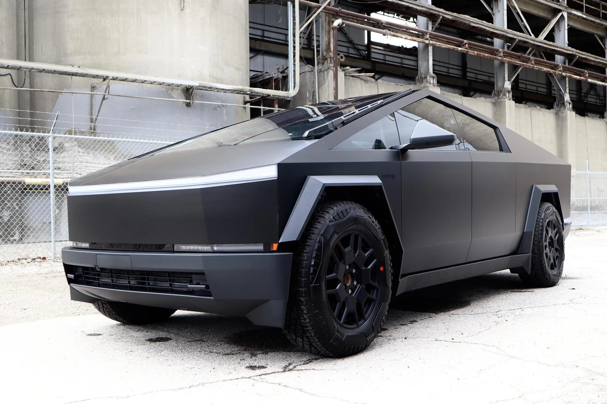 Tesla Roadster 2nd gen Just got Cybertruck wrapped in Satin Frozen Black PPF (from Pure PPF) 🥷🏻 IMG_6552