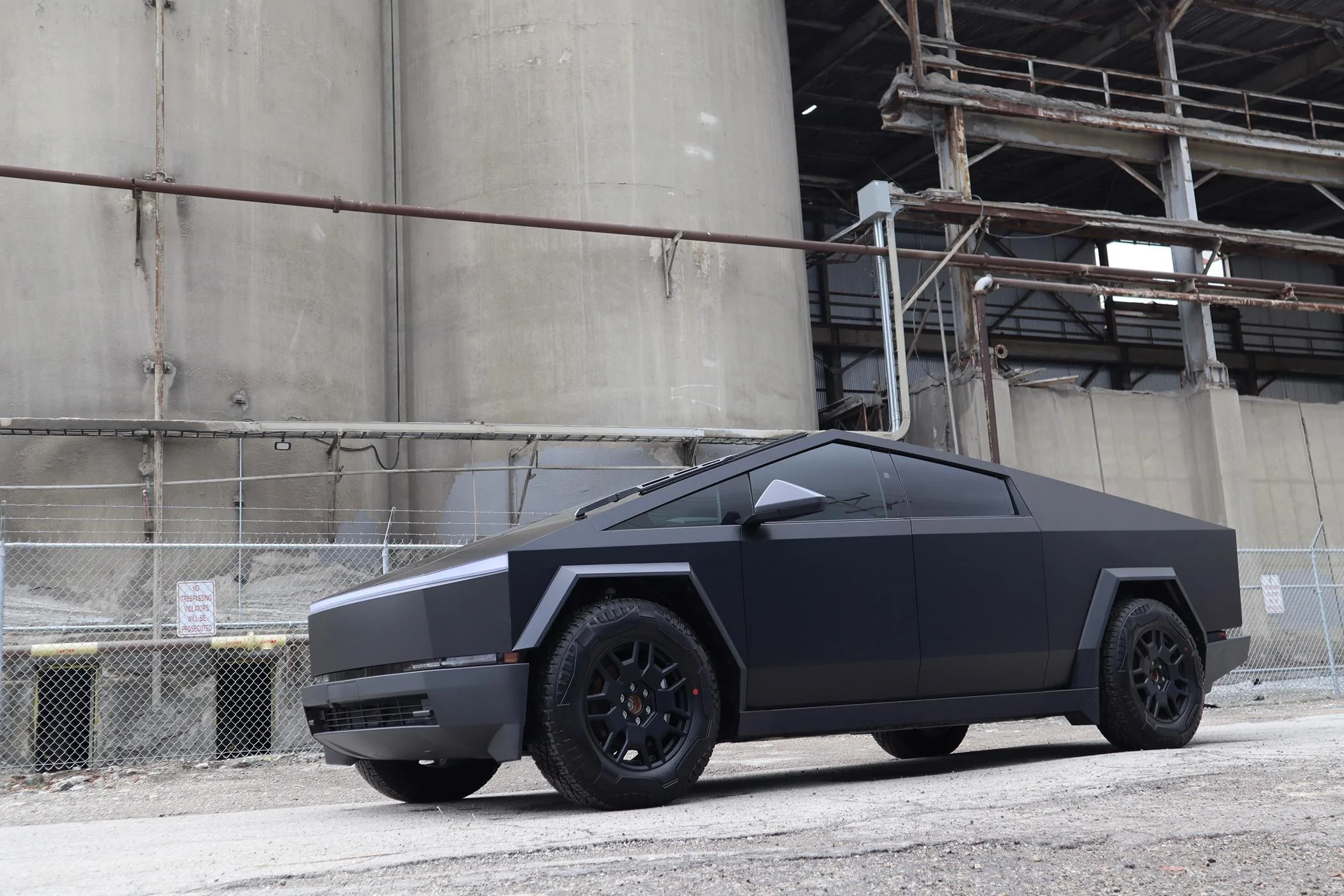 Tesla Roadster 2nd gen Just got Cybertruck wrapped in Satin Frozen Black PPF (from Pure PPF) 🥷🏻 IMG_6553
