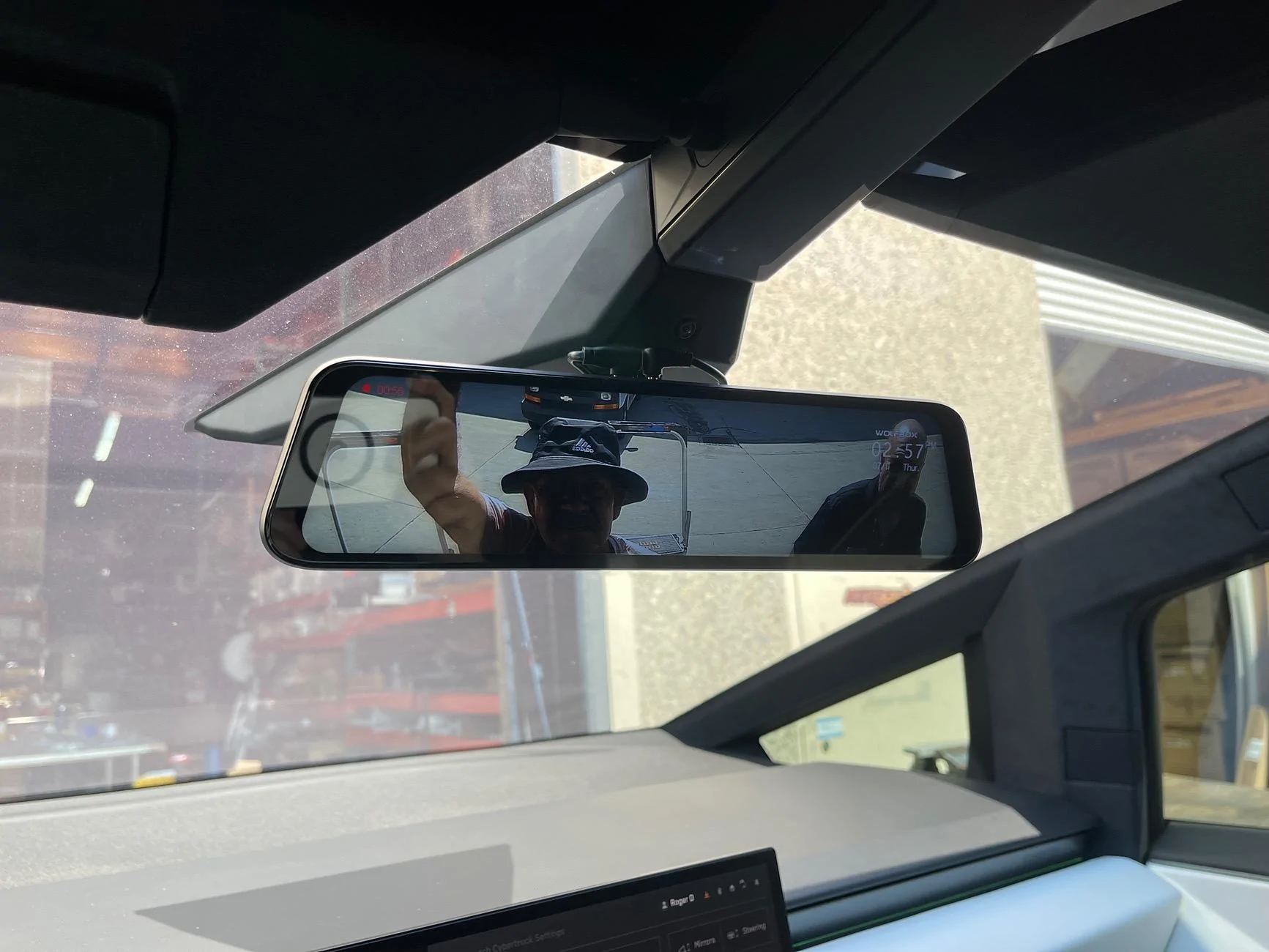 Tesla Roadster 2nd gen Replacing the rearview mirror with this... IMG_6657