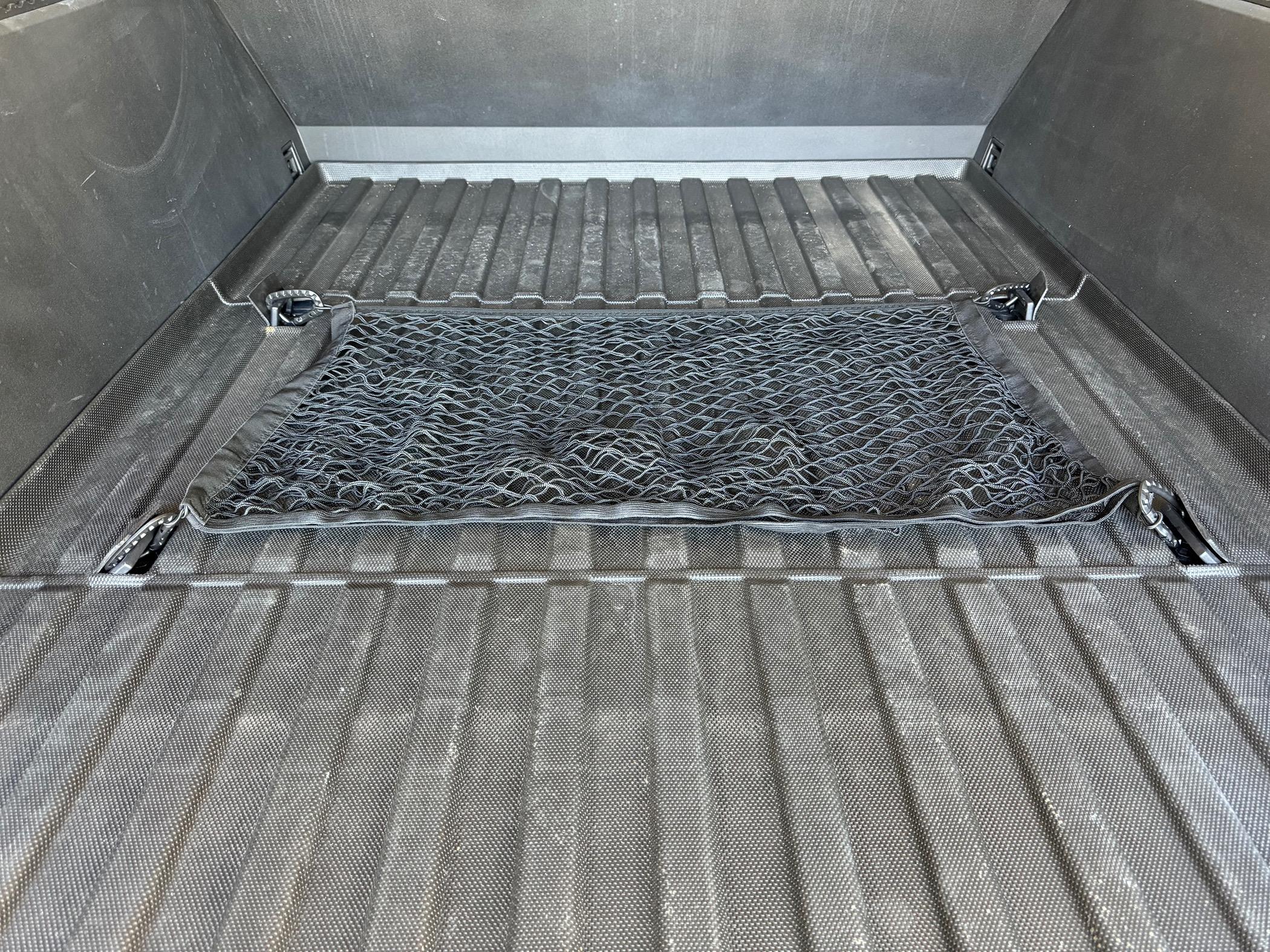 Tesla Roadster 2nd gen Installed three types of bed cargo nets from BestEVMod / EVVida IMG_6662