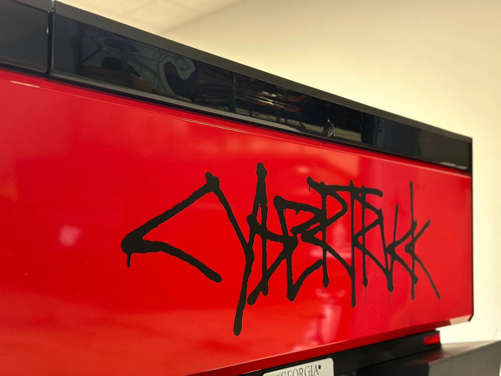 Tesla Cybertruck CUSTOM GRAPHICS / DESIGN / THEME Vinyl Wrap & PPF Cybertruck -- Photos & Videos IMG_6782