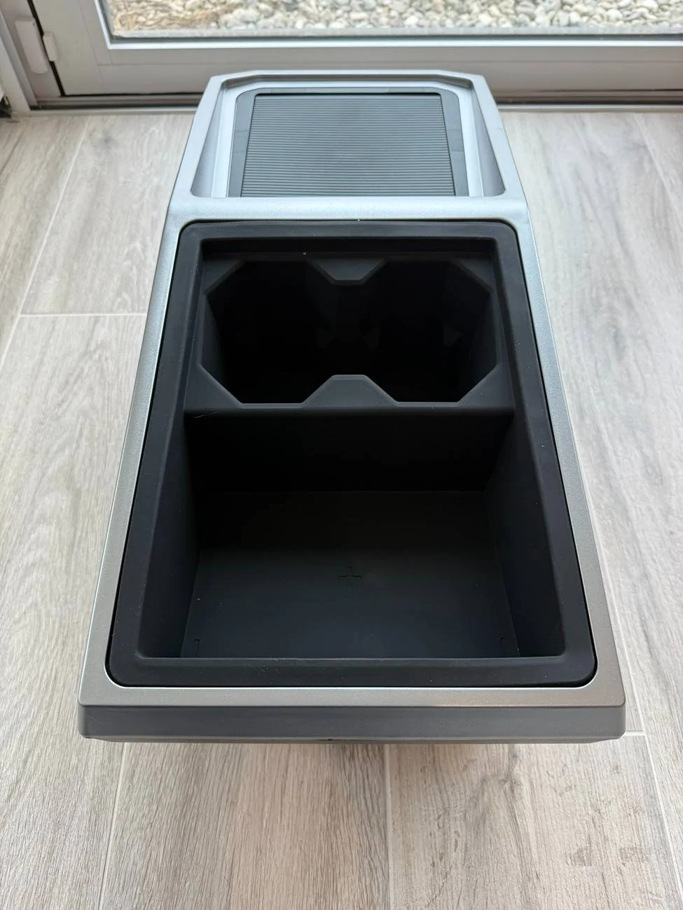 Tesla Cybertruck 🎉Cybertruck Center Console Floor Organizer Giveaway by Teslaunch🎉-Allows you to maximize the floor space of the cybertruck IMG_6804