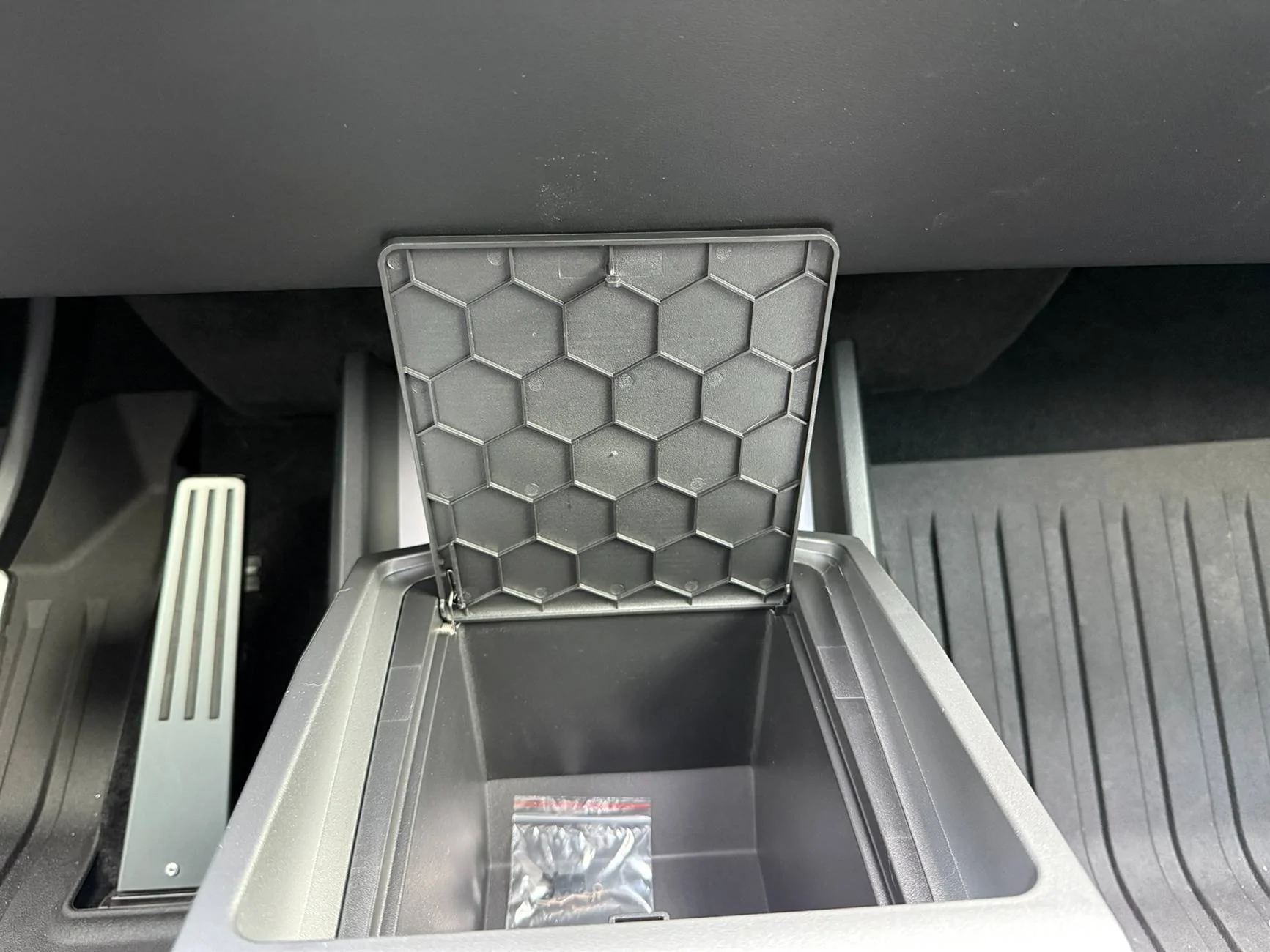 Tesla Cybertruck 🎉Cybertruck Center Console Floor Organizer Giveaway by Teslaunch🎉-Allows you to maximize the floor space of the cybertruck IMG_6811
