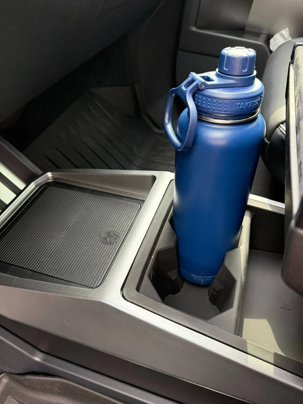 Tesla Cybertruck 🎉Cybertruck Center Console Floor Organizer Giveaway by Teslaunch🎉-Allows you to maximize the floor space of the cybertruck IMG_6813