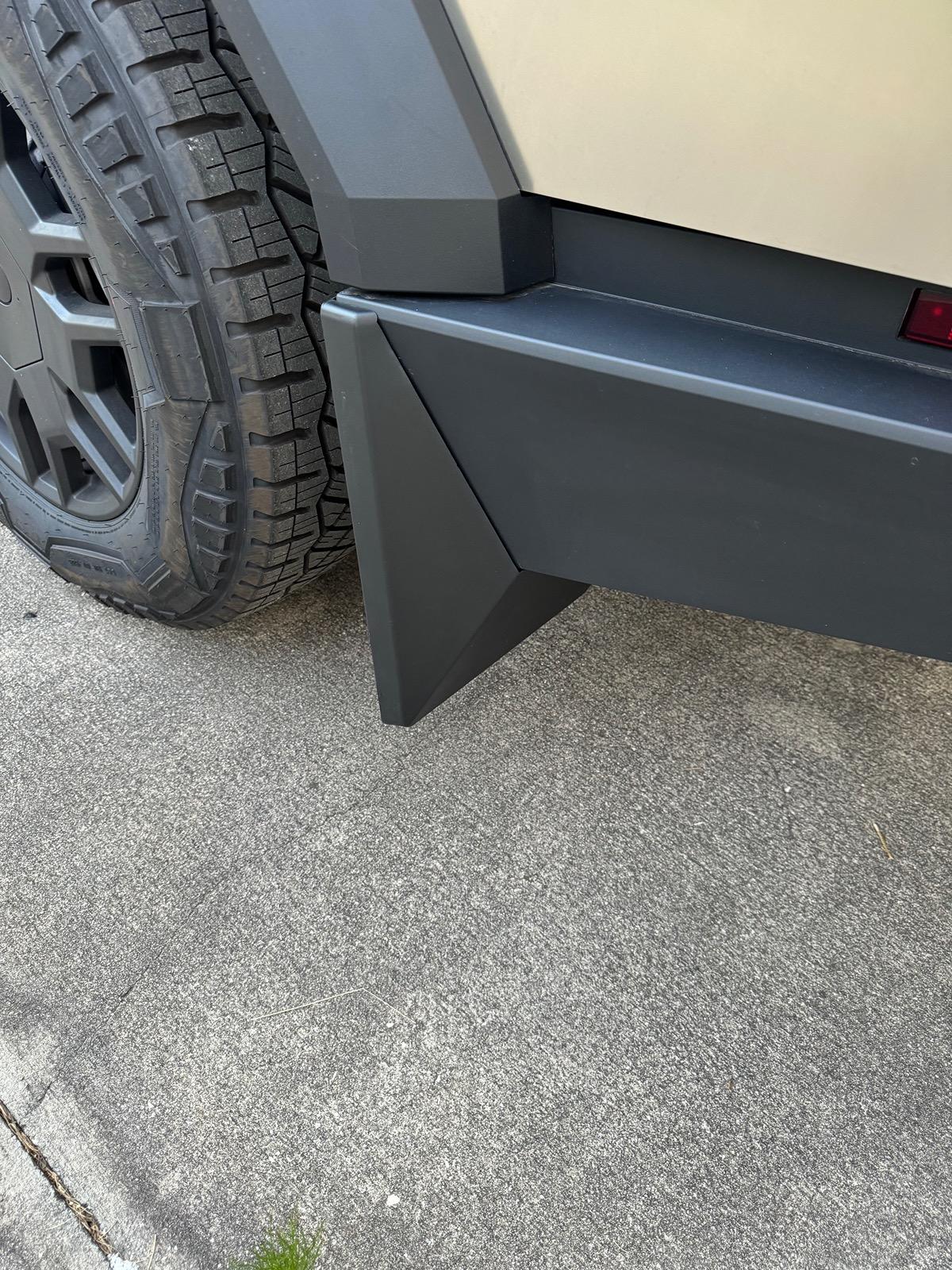 Tesla Roadster 2nd gen Installed Mud Flaps from EVVida/BestEvMod IMG_6912