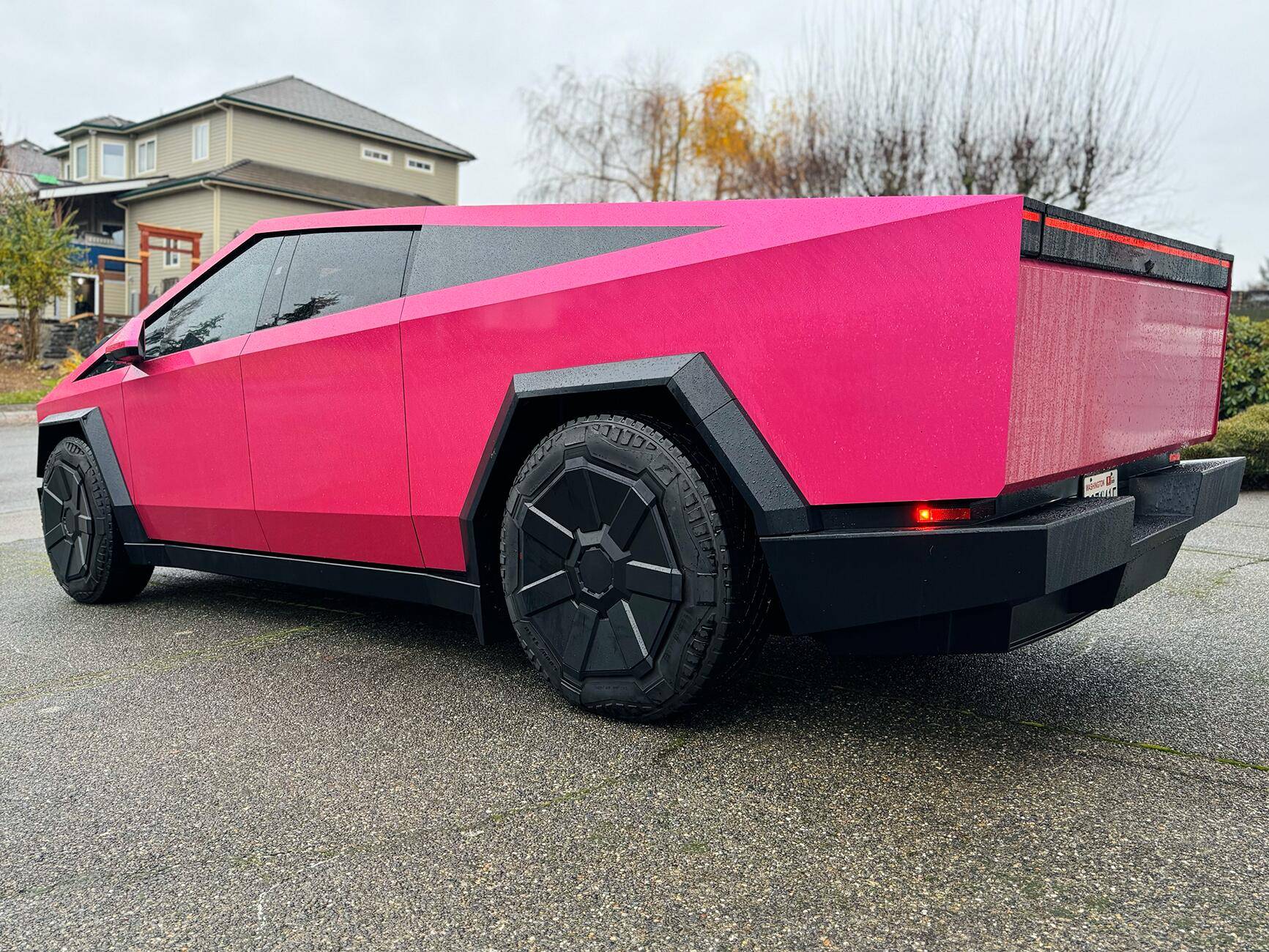 Tesla Cybertruck Bit the bullet and paid scalper prices.... Wheel Cover FOMO content IMG_6969