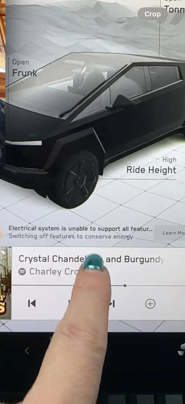 Tesla Roadster 2nd gen Cybertruck bricked IMG_7028
