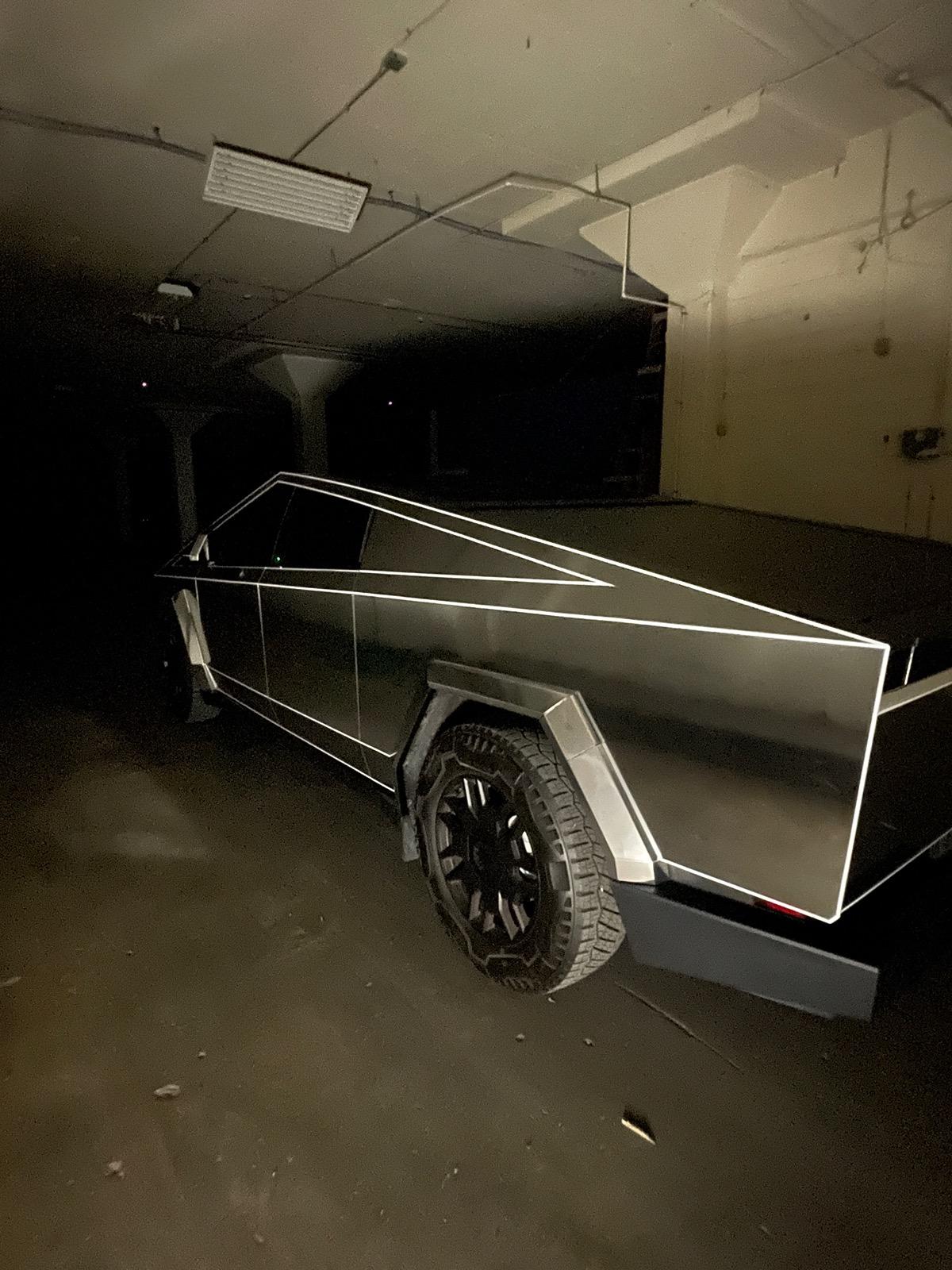 Tesla Roadster 2nd gen Chrome wrap with PPF and Tron stripes IMG_7340