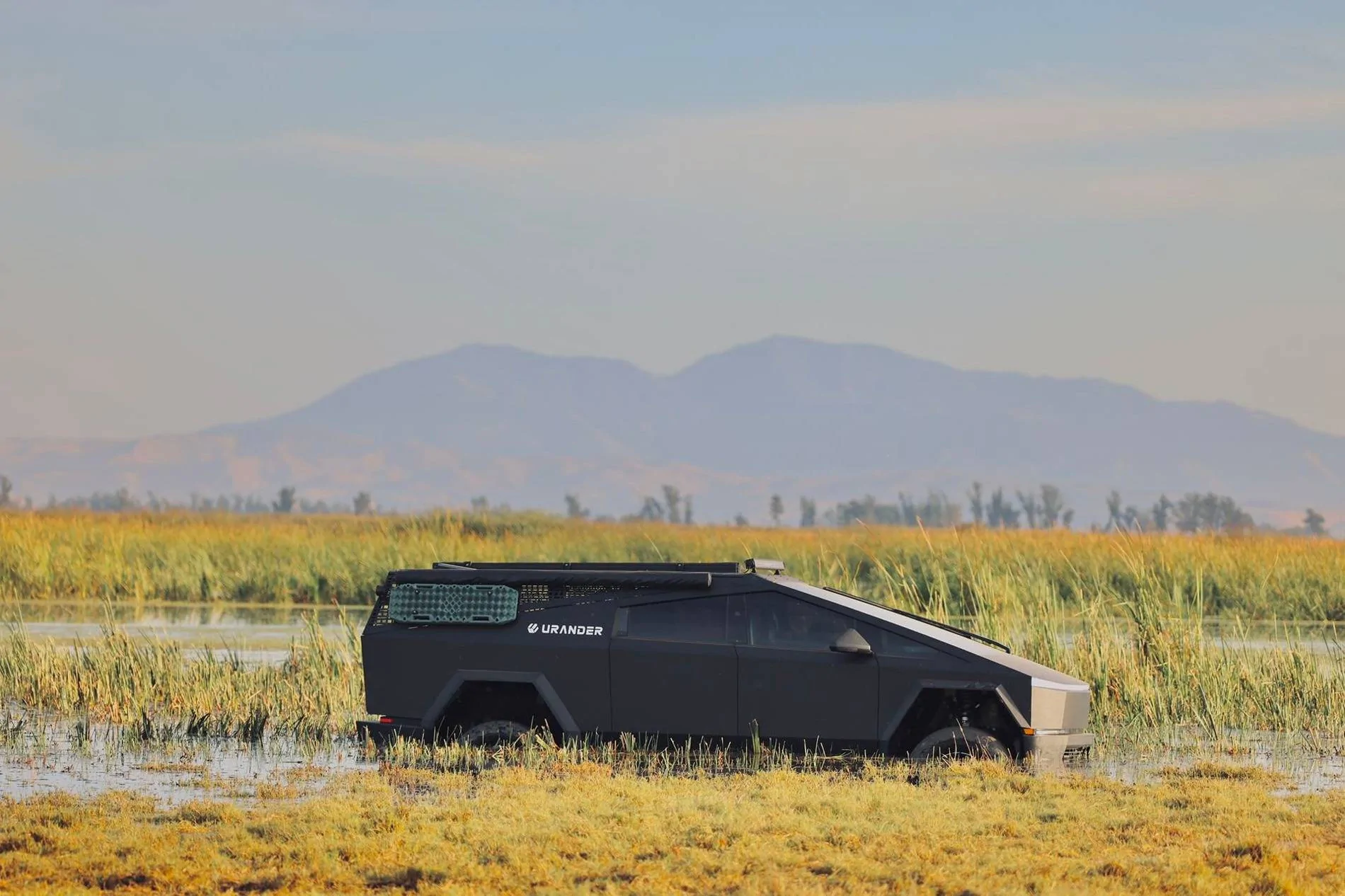 Tesla Cybertruck Who needs a boat when you have Wade Mode IMG_7354