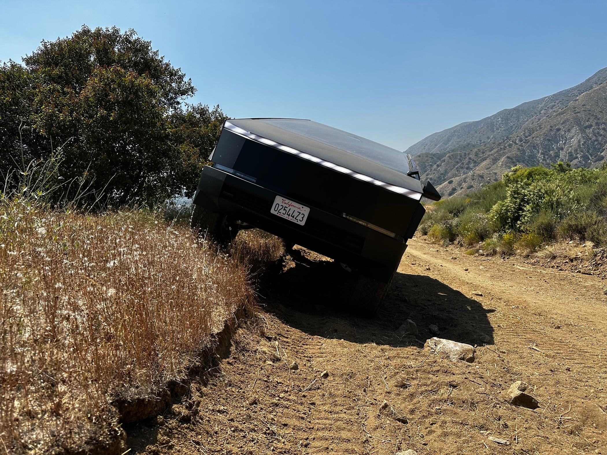 Tesla Cybertruck My first off roading with Cyberbeast... impressed! IMG_7556