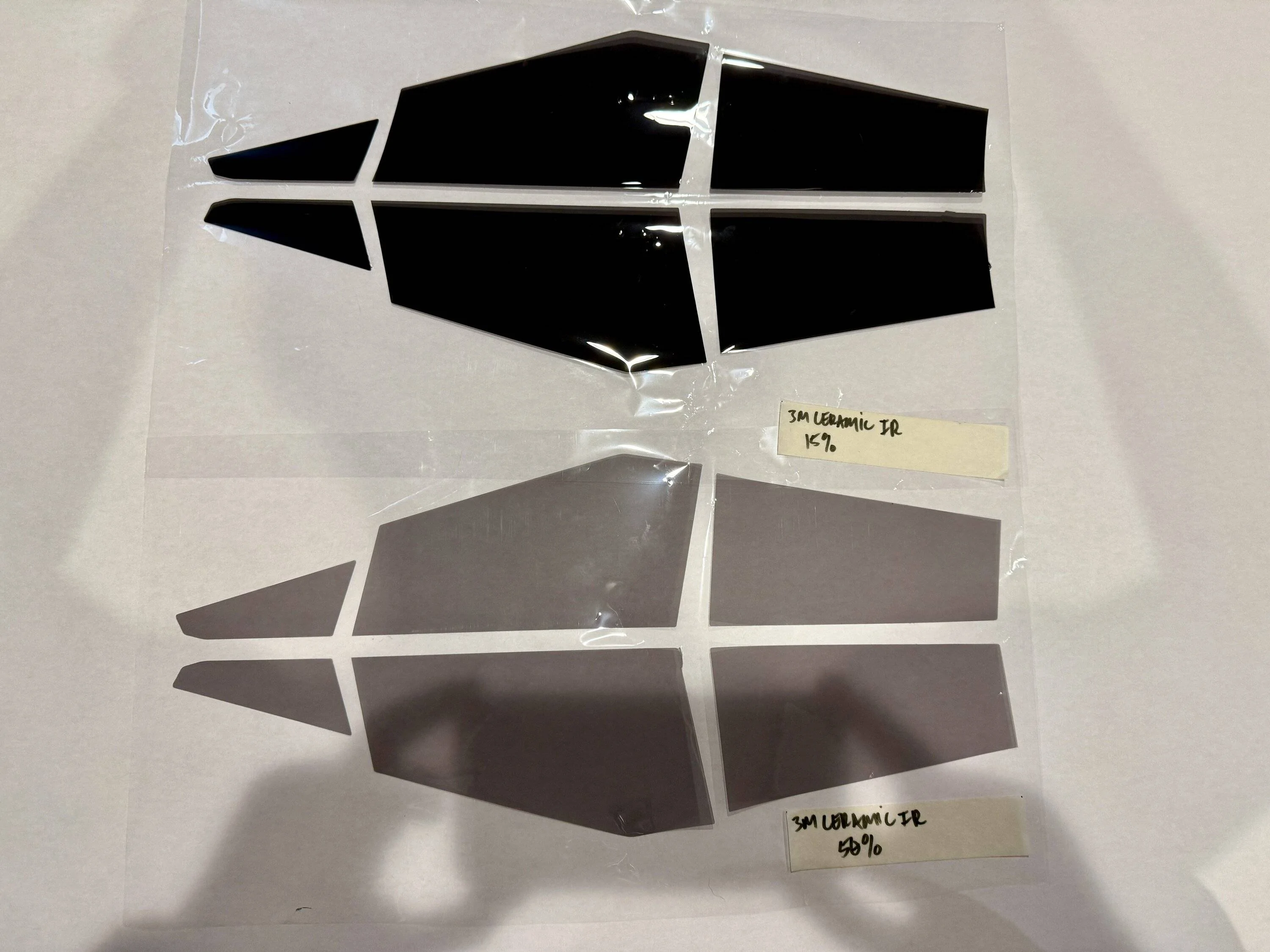 Tesla Roadster 2nd gen Window Tint Samples IMG_7975
