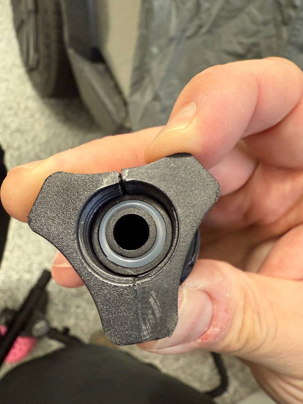 Tesla Roadster 2nd gen Cybertent Air Pump Fitting - 2025 Version IMG_8257