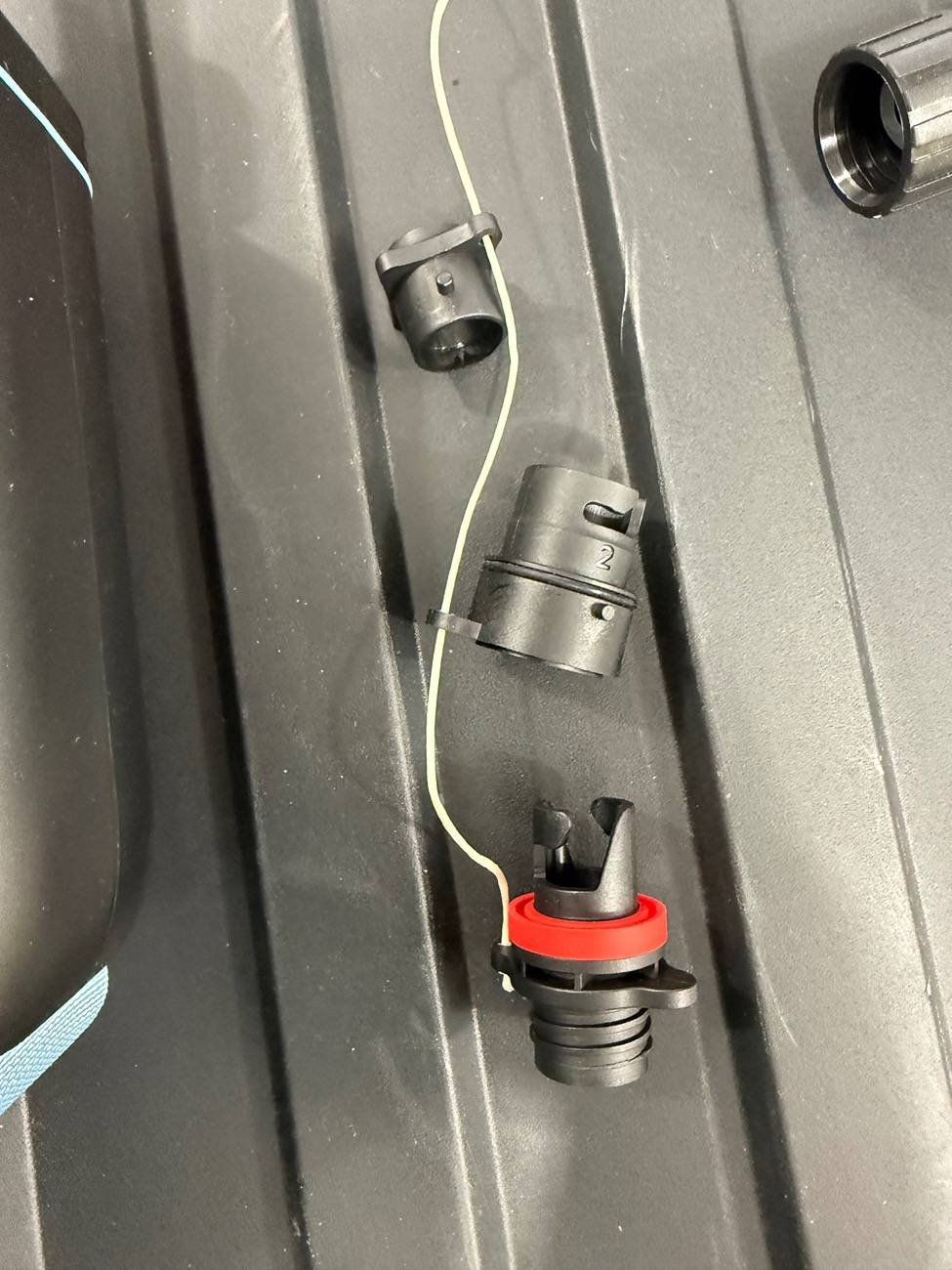 Tesla Roadster 2nd gen Cybertent Air Pump Fitting - 2025 Version IMG_8580