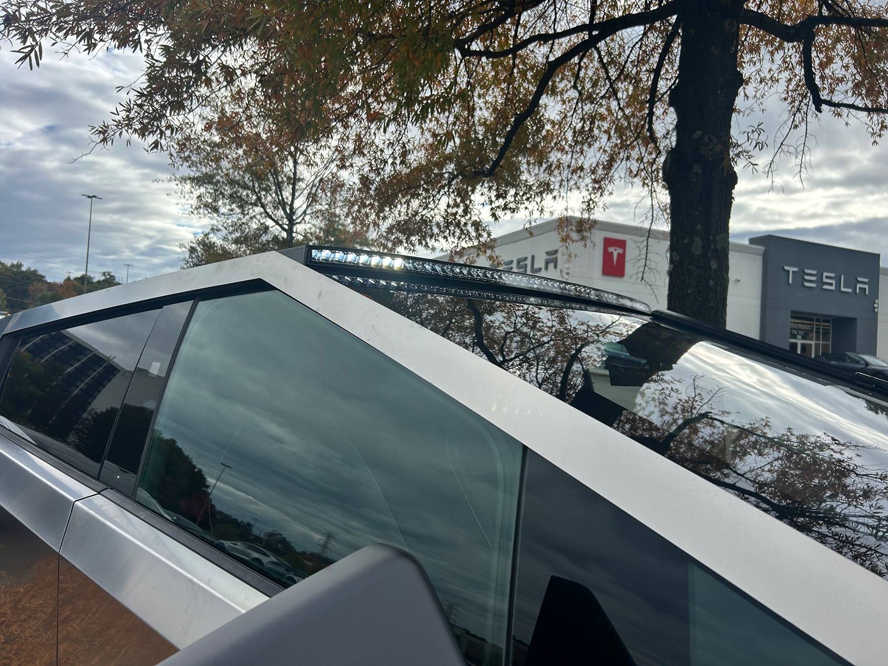 Tesla Roadster 2nd gen Light Bar finally installed. Pics of customer portion of installation. IMG_8605