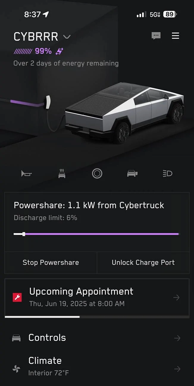 Tesla Roadster 2nd gen Tesla Cybertruck and Powershare saved my Chickens IMG_8736