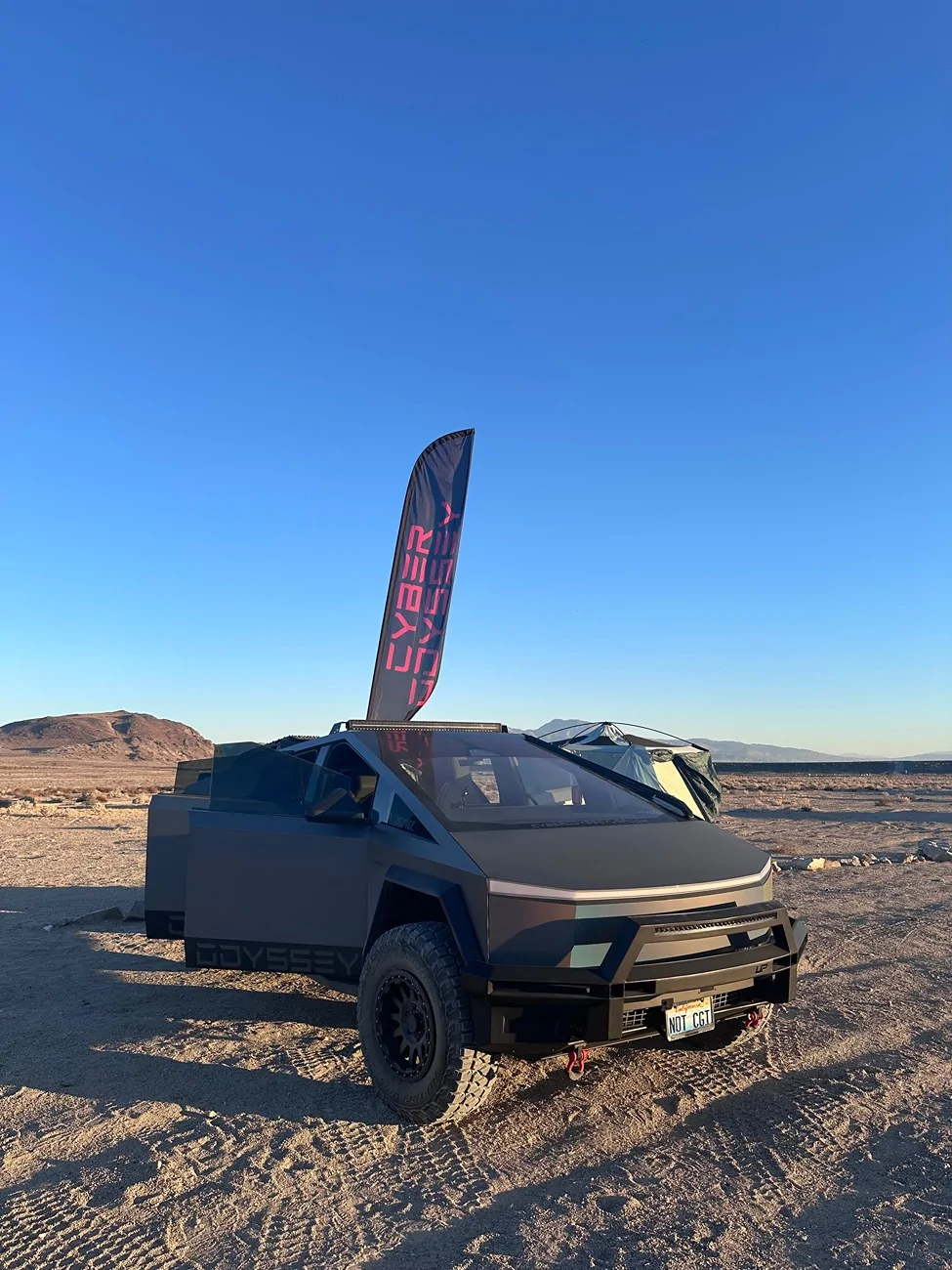 Tesla Cybertruck Latest Cyber Odyssey brought the heat… IMG_8995