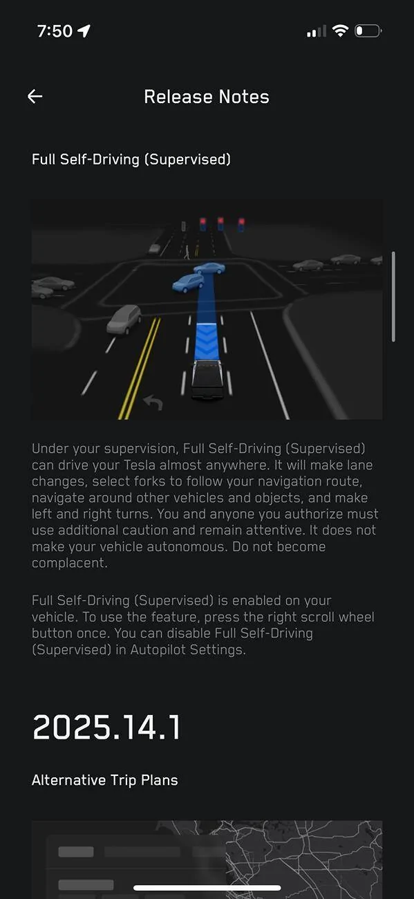 Tesla Roadster 2nd gen 2025.14.6 Update IMG_9085