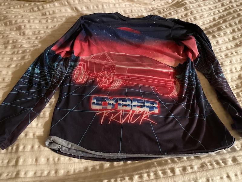 Tesla Cybertruck Official Cybertruck apparel hits Tesla website (sweatshirt, t-shirt, hat) IMG_9243