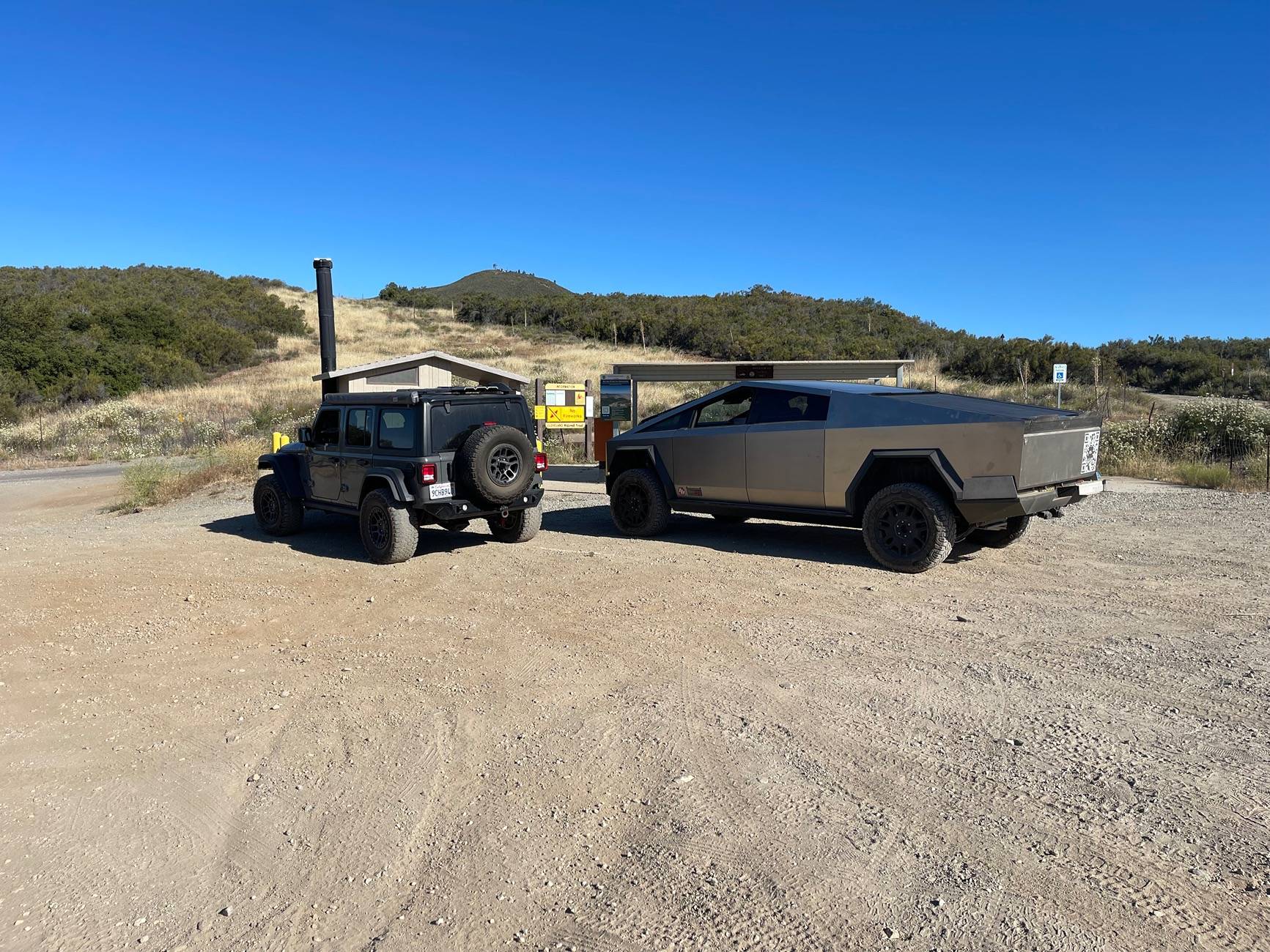 Tesla Cybertruck Trail Report: Sidewinder in Coral Canyon, San Diego county IMG_9923