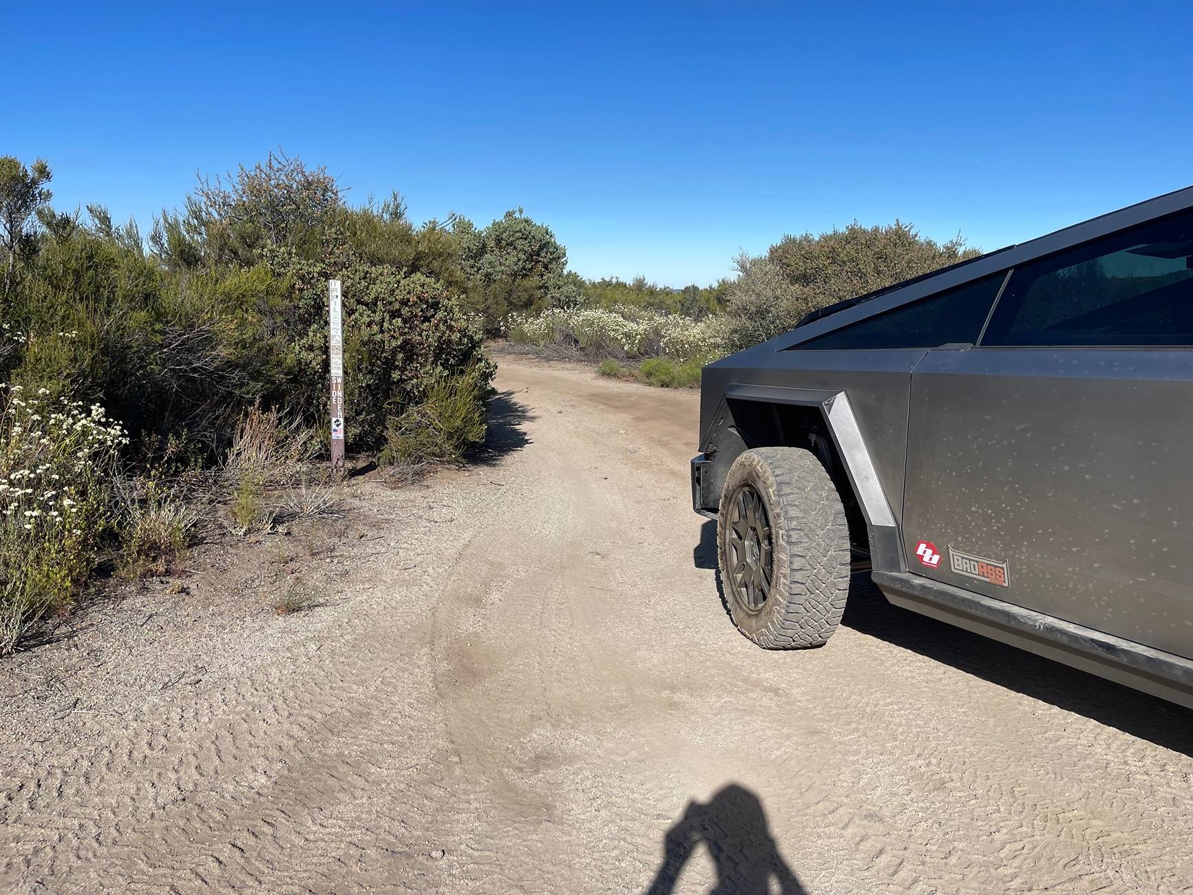 Tesla Cybertruck Trail Report: Sidewinder in Coral Canyon, San Diego county IMG_9926
