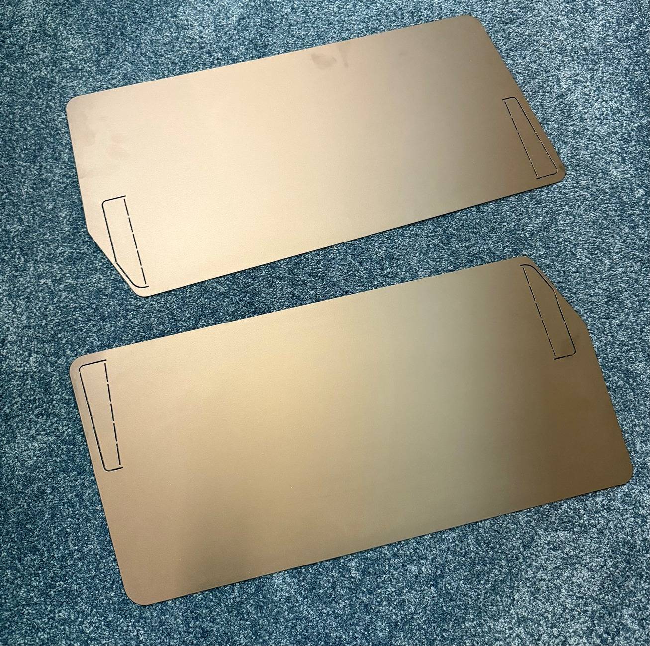 Tesla Cybertruck Devil (BEAST) Eyes. Halloween early prep! Somebody had to do it. LED EYEs Sun Shade Blank