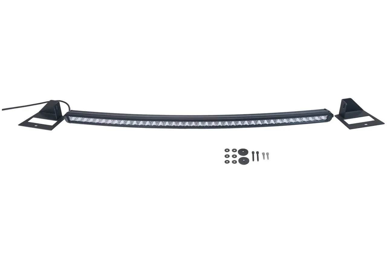 Tesla Roadster 2nd gen NEW Bumper Insert LED Lightbar - 40" Curved Light Bar / 48v (no converter!) / Retain Tow Hook Functionality - T Sportline Lightbar_-_Package_4000x.progressiv