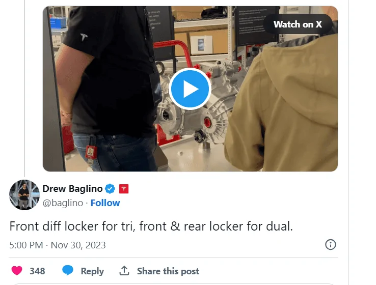 Tesla Roadster 2nd gen Lockers -- What do we actually know? Lockers!!