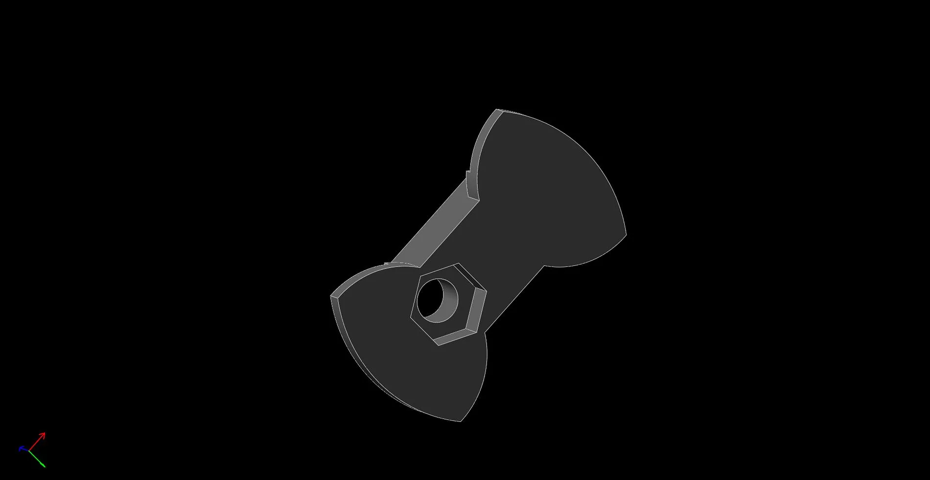 Tesla Roadster 2nd gen L-Track Nut (3D print w/ STL file) ltrack_nut_offset2