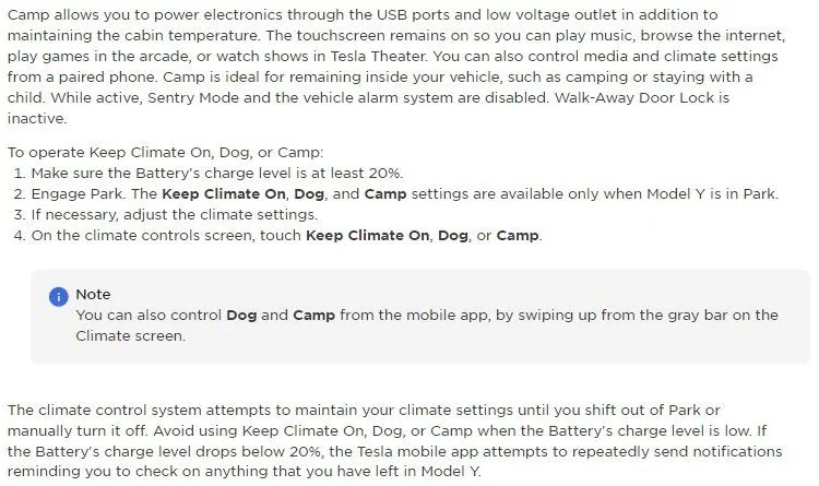Tesla Roadster 2nd gen Camp Mode -- heated bed / vault? MpHPKL7