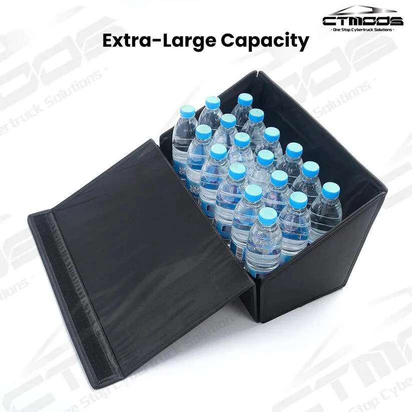 nderseat Storage Box Foldable Leather Organizer Bin Bag.webp