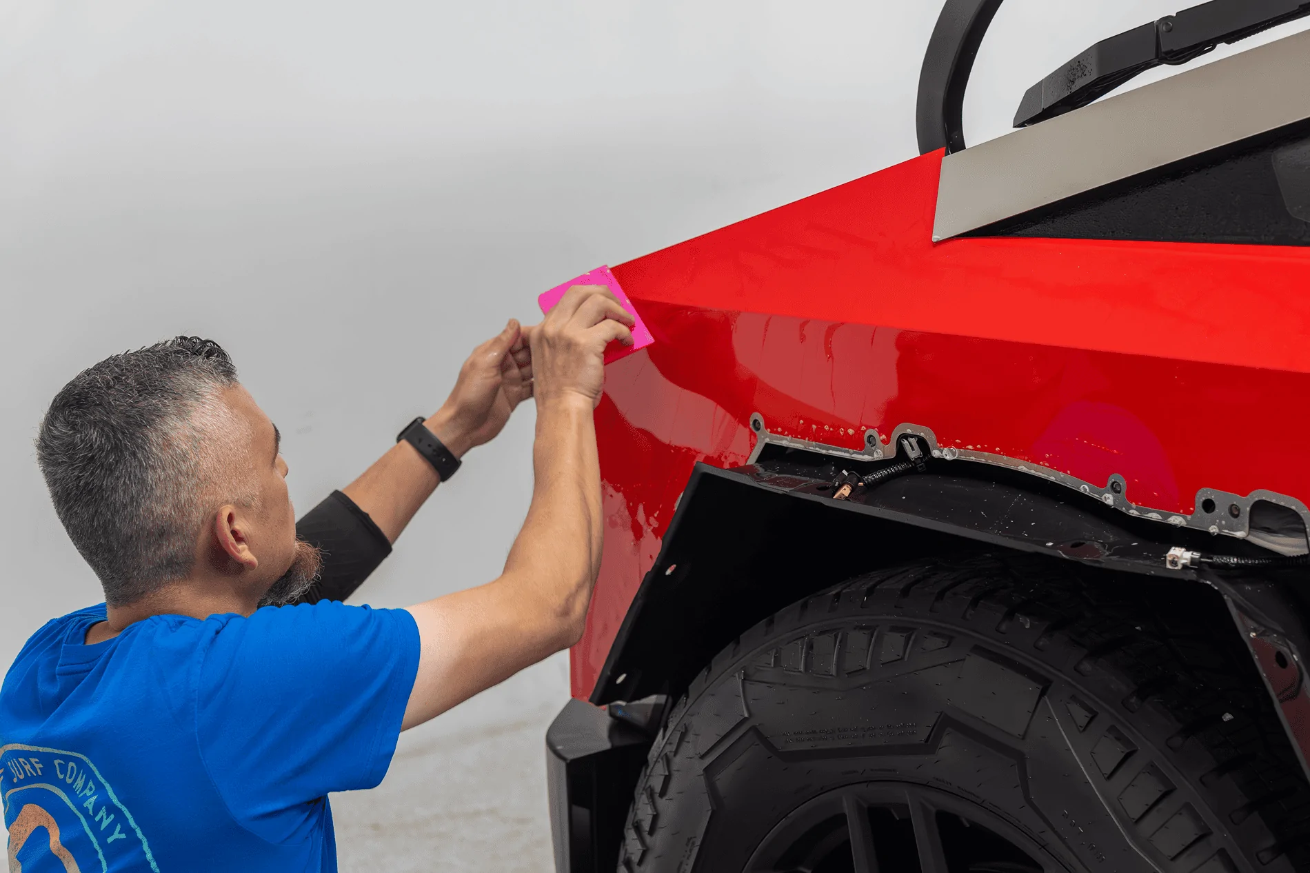 Tesla Roadster 2nd gen New TMaxx Gloss Rosso Red PPF installed at T Sportline P1017420-Enhanced-NR