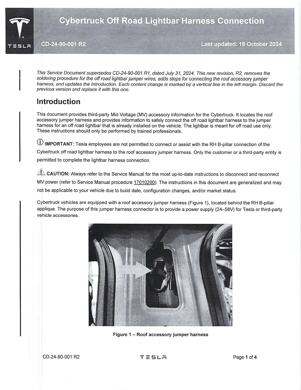 Tesla Roadster 2nd gen Tesla Lightbar Install Page 1