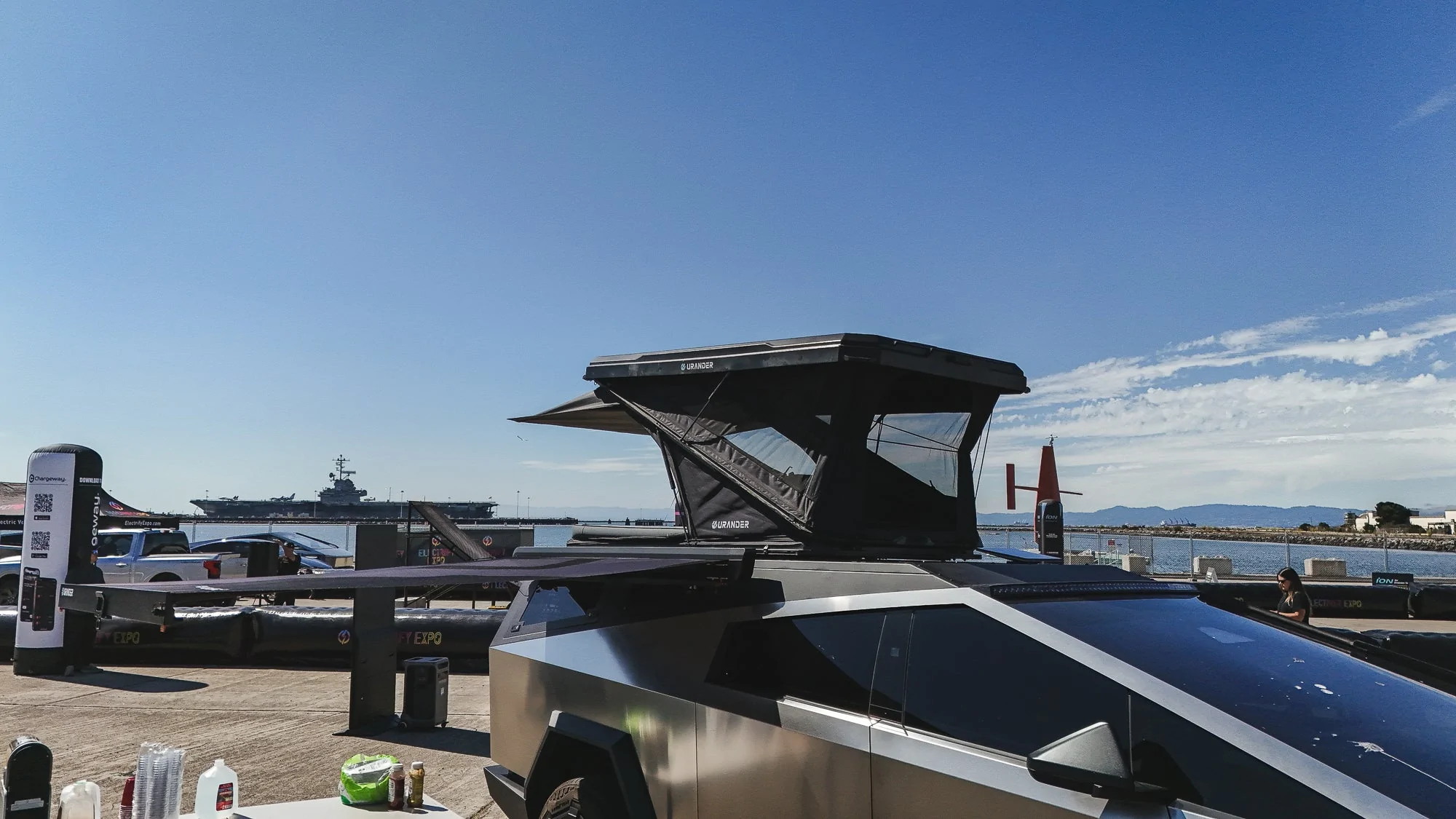 Tesla Cybertruck Introducing Urander CyberCamp Pano - 360° Panoramic Cybertruck Roof Top Tent RTT Pano-26