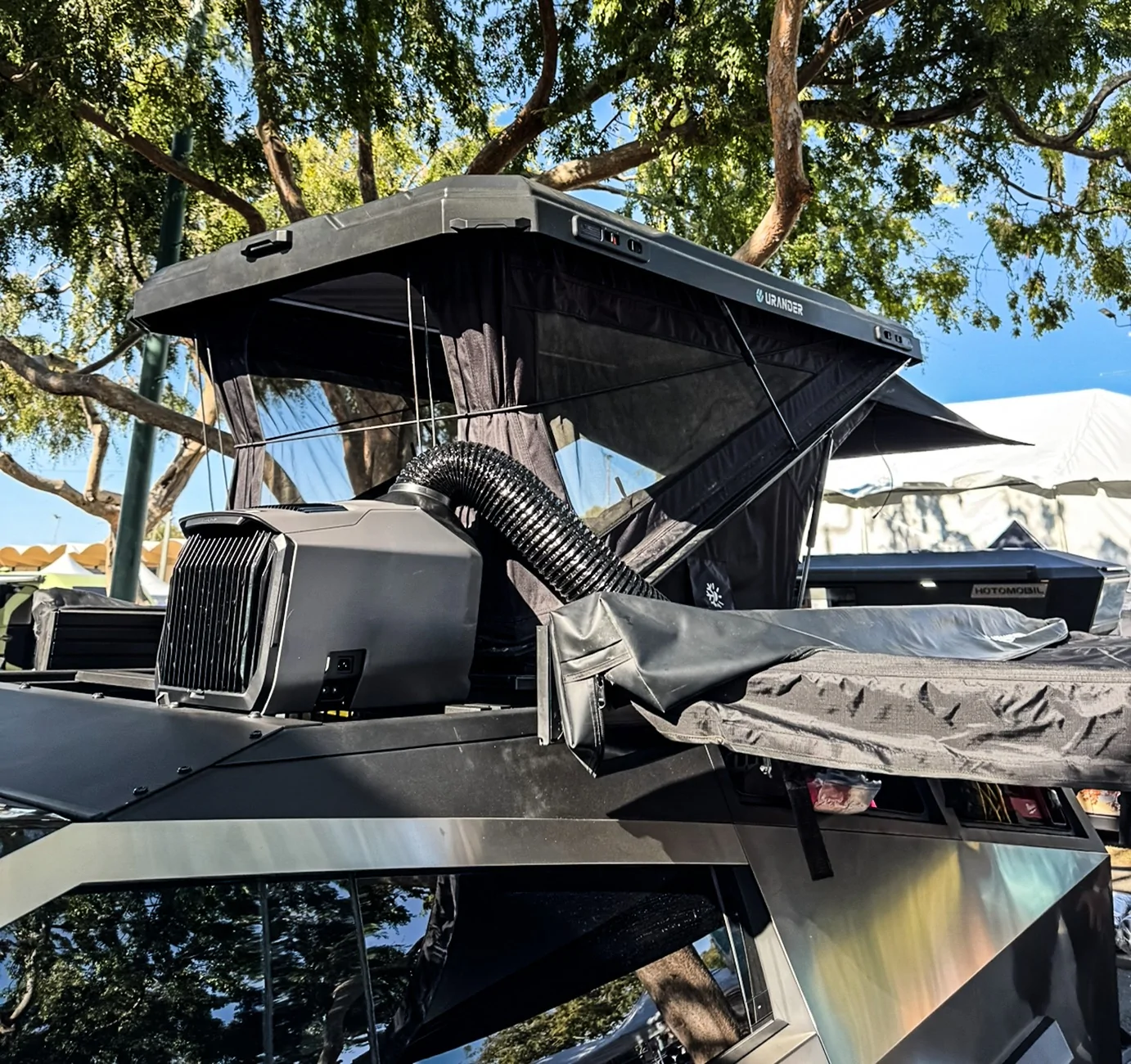 Tesla Cybertruck Introducing Urander CyberCamp Pano - 360° Panoramic Cybertruck Roof Top Tent RTT Pano-66