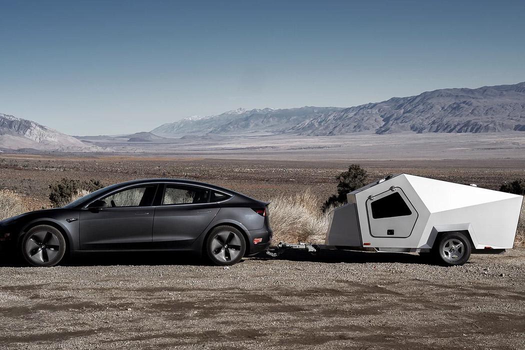 Tesla Cybertruck Cybertruck worthy battery operated trailer promises energy efficiency for electric vehicles! Polydrops-P17A-trailer-for-electric-vehicles-3
