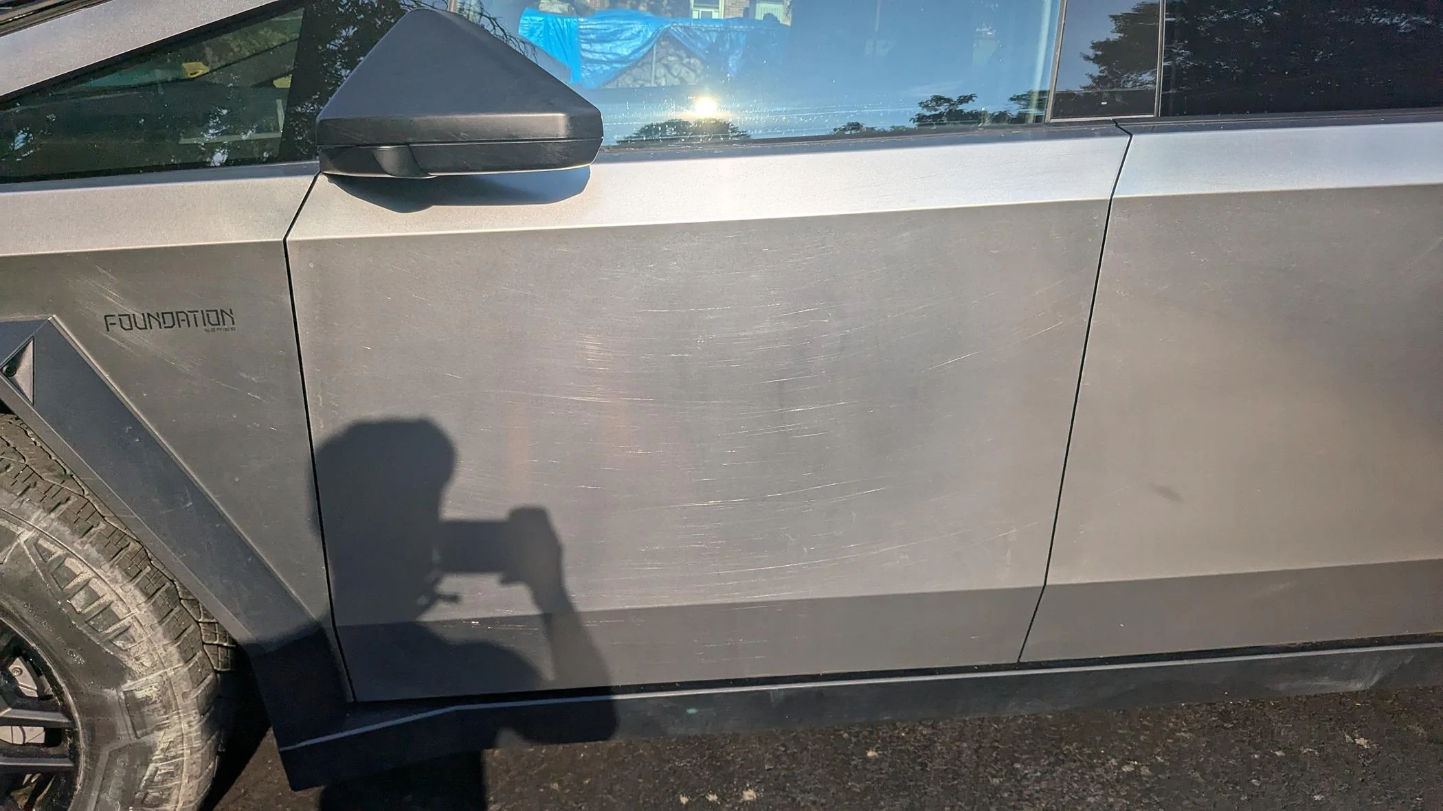 Tesla Cybertruck Awesome off-road but plastics are too soft PXL_20240617_124334356