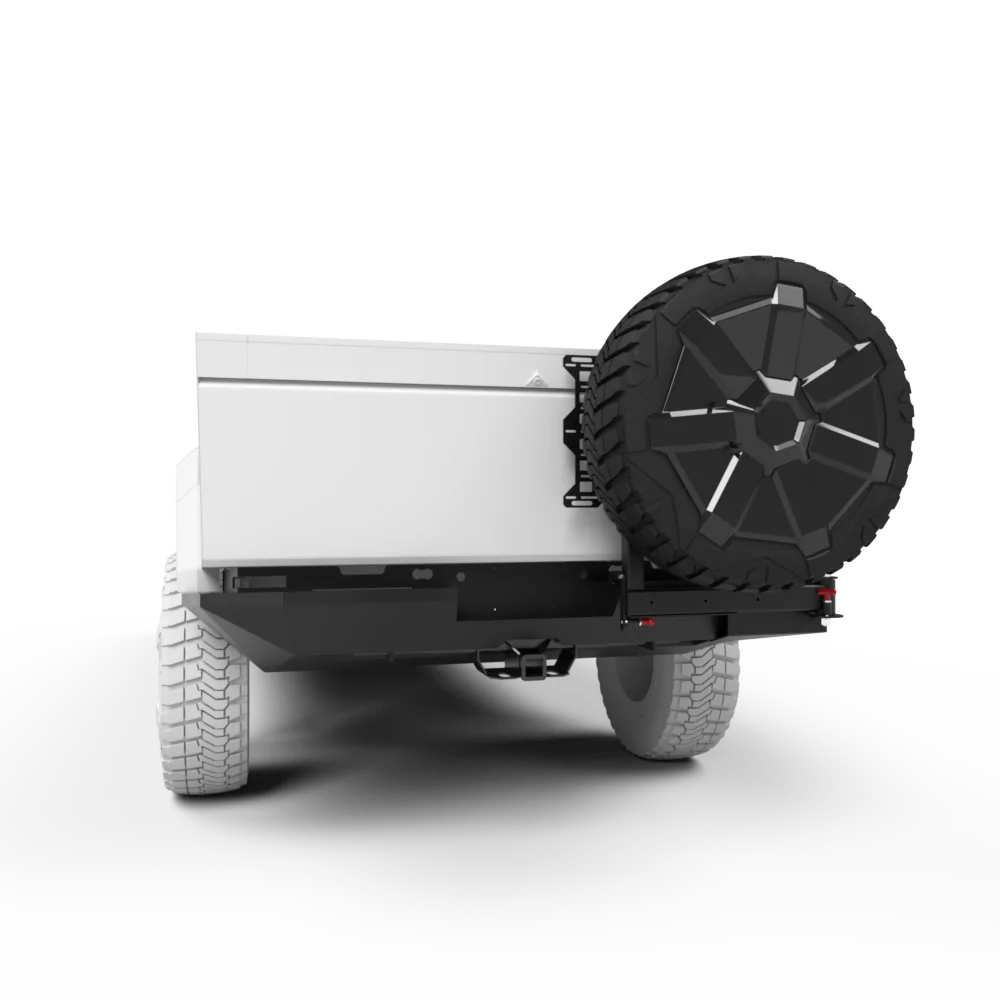 Tesla Cybertruck 💥 CYBERTRUCKco Heavy-Duty Aluminum Rear Bumper launched! 💥 Rear-bumper-06