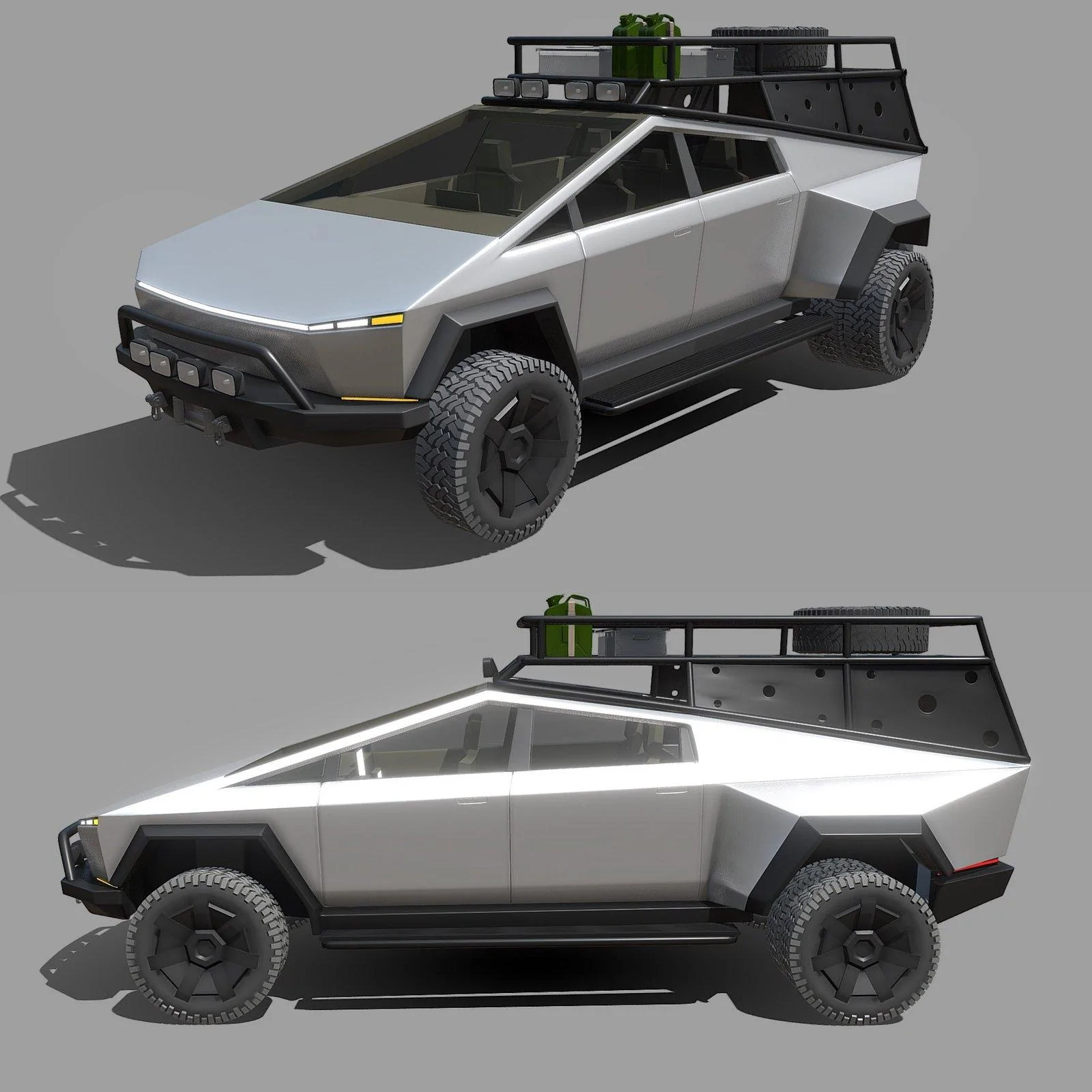 Tesla Roadster 2nd gen Full Length Roof-Bed Cargo Rack Concept Roof_Bed_Cargo_Rack_