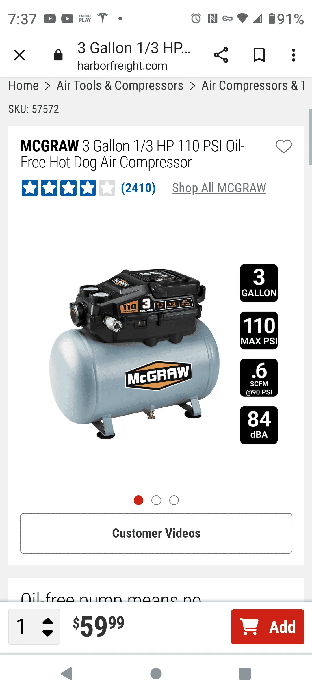 Tesla Roadster 2nd gen Air Compressor for airing up and down? Screenshot_20240211-073700