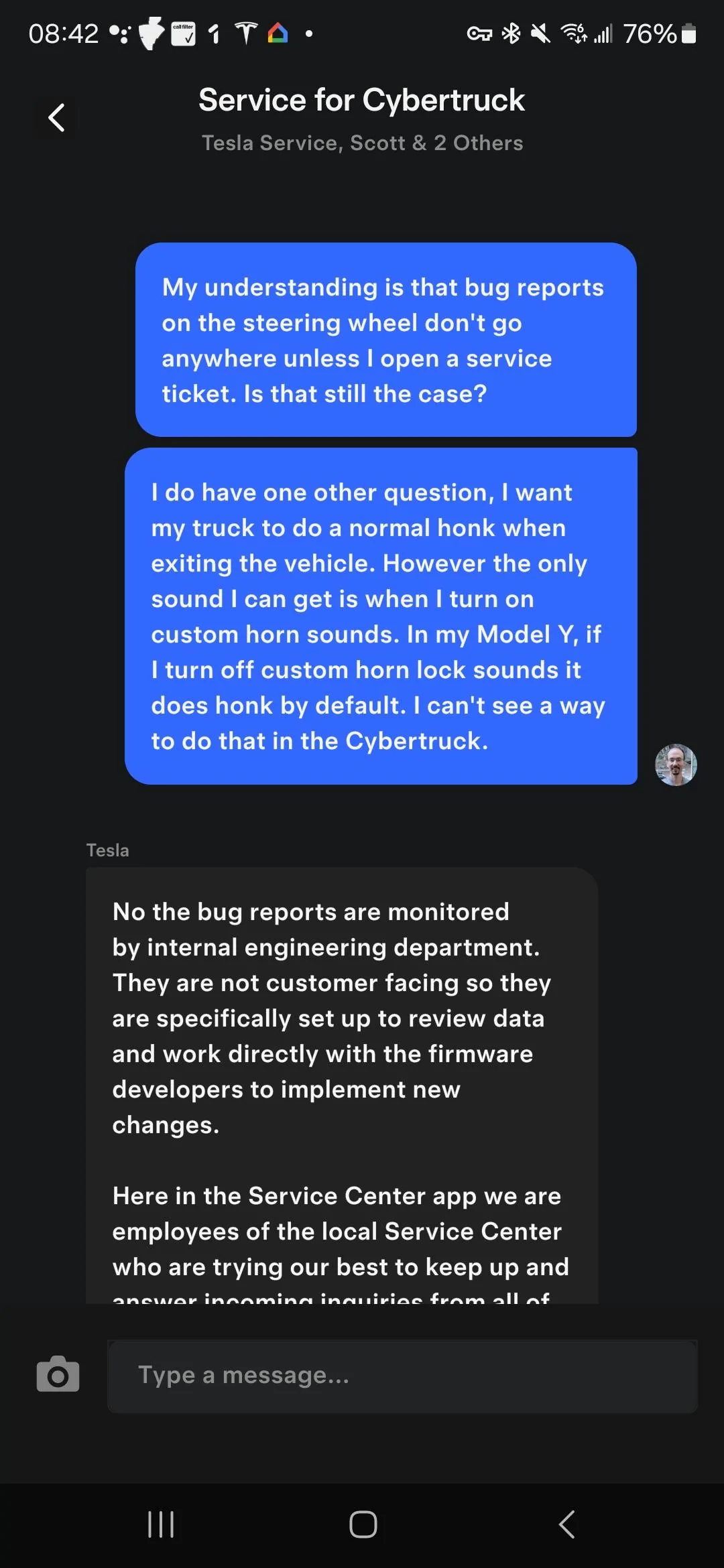 Tesla Roadster 2nd gen Report bug goes to firmware team? Screenshot_20240327_084201_Tesla