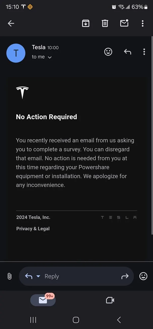 Tesla Roadster 2nd gen Second Powershare Survey received Screenshot_20240629_151005_Gmail
