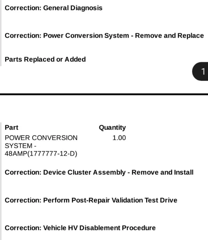 Tesla Roadster 2nd gen PULL OVER SAFELY Critical error detected screen Screenshot_20241007-023144
