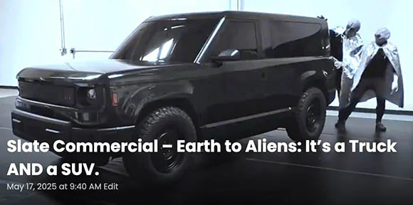 Tesla Cybertruck SLATE Truck Debuts as Modular Pickup & SUV slate-truck-suv-gloss-black-wrap-580-jpg