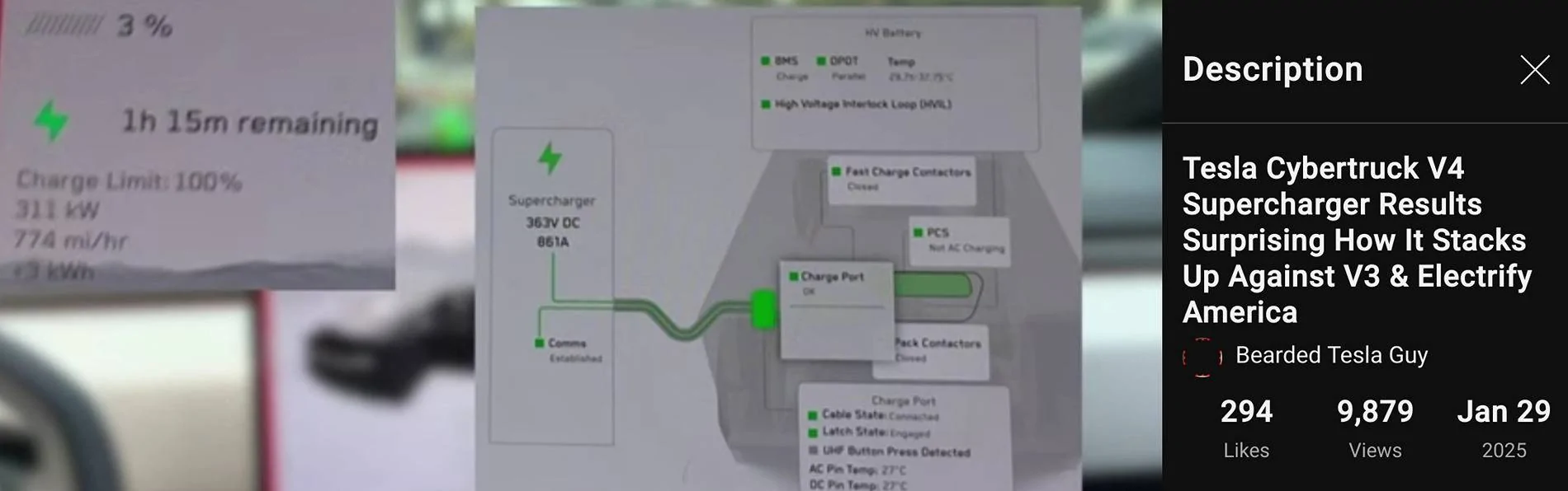 Tesla Roadster 2nd gen V4 Supercharger (325kW enabled) - 15% to 80% Test SmartSelect_20250201_083054_Firefox
