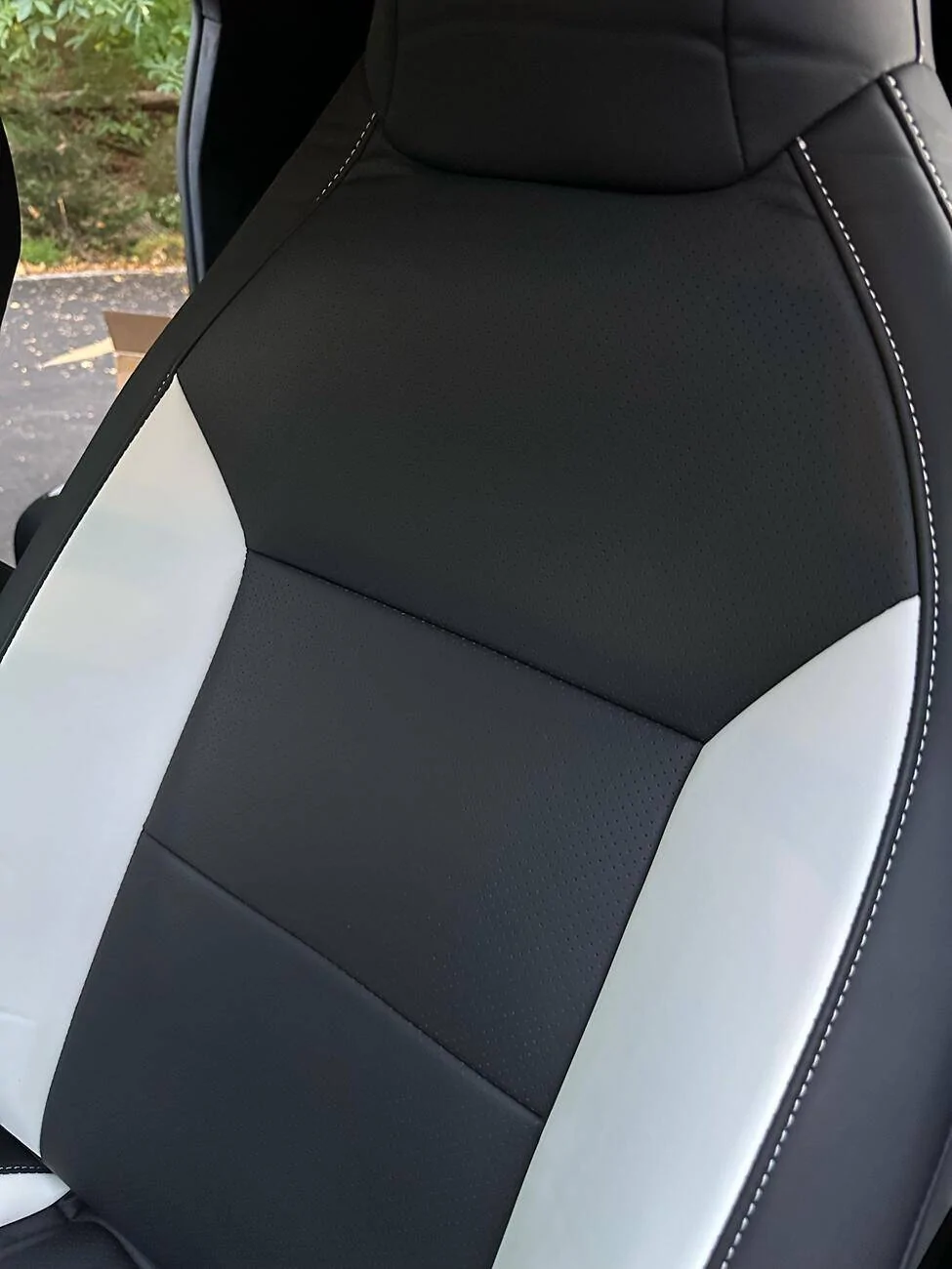 Tesla Roadster 2nd gen White seat covers from Elecfresh tempImage3mwclP